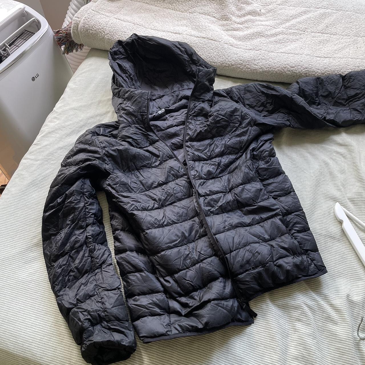Uniqlo Ultra Light Down black puffer jacket Size M,... - Depop