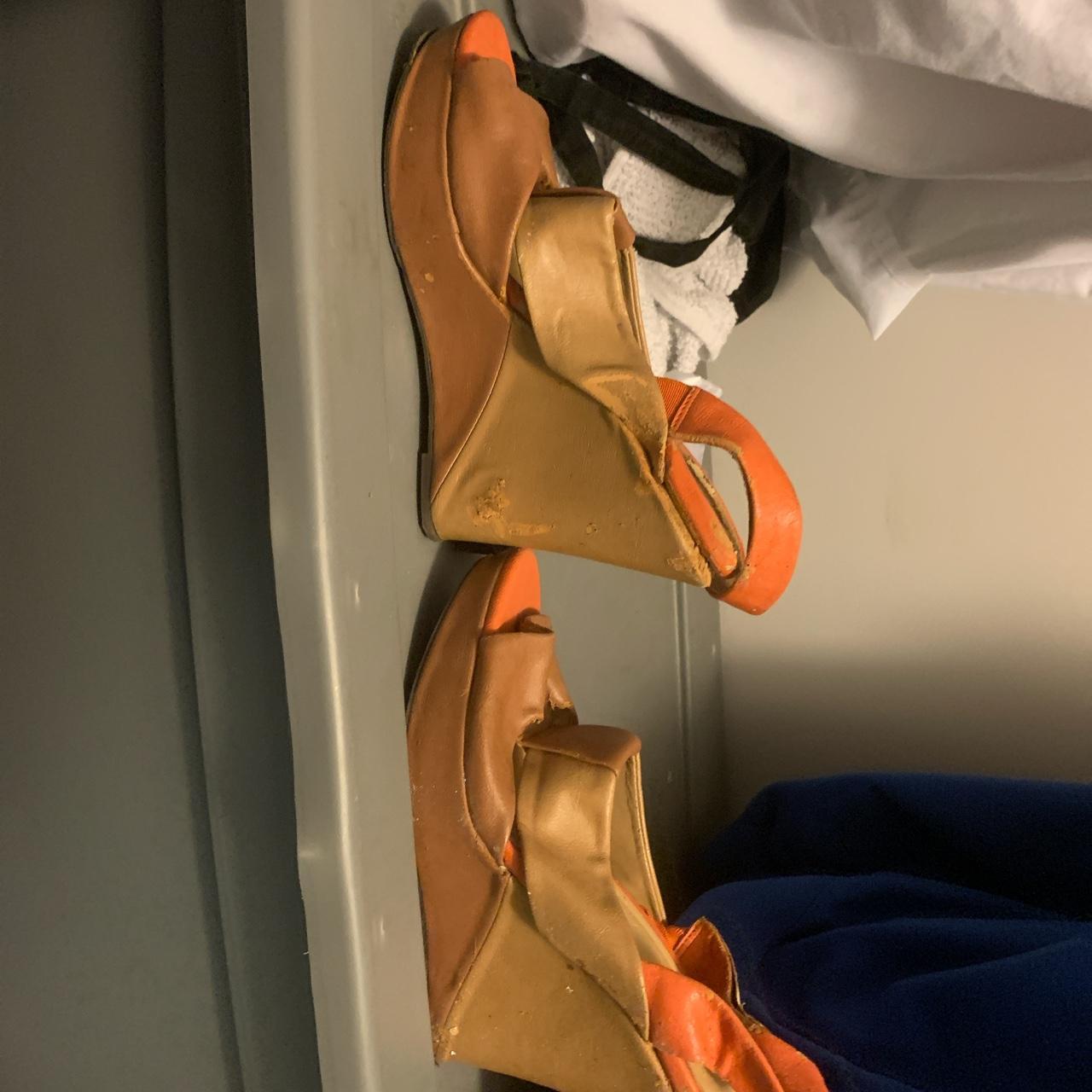 Kara Women's Tan and Orange Footwear (2)