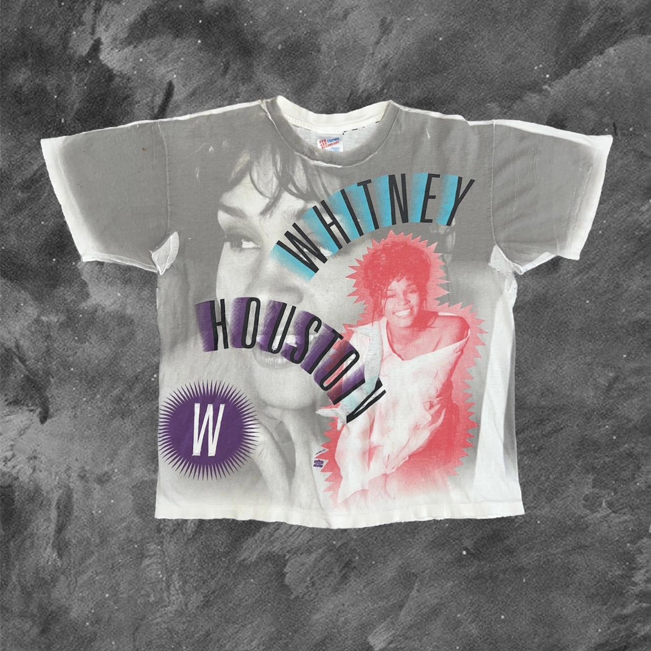 Vintage 90s AOP Whitney Houston Mosquitohead...