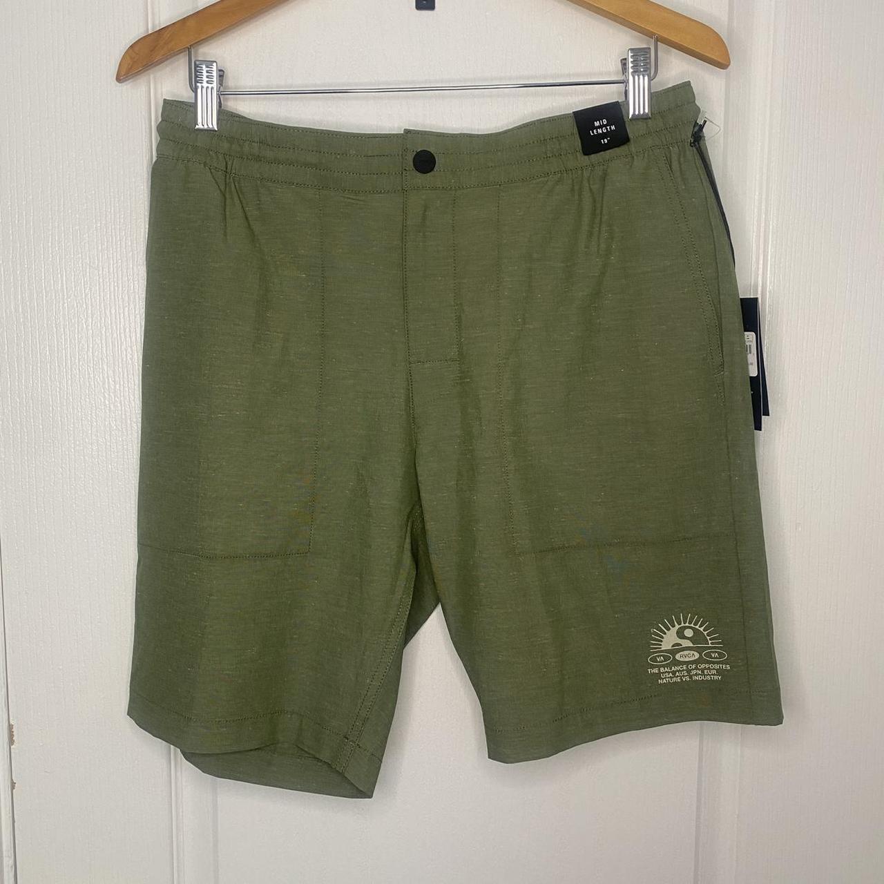 RVCA Men's Shorts Green/Khaki 31
