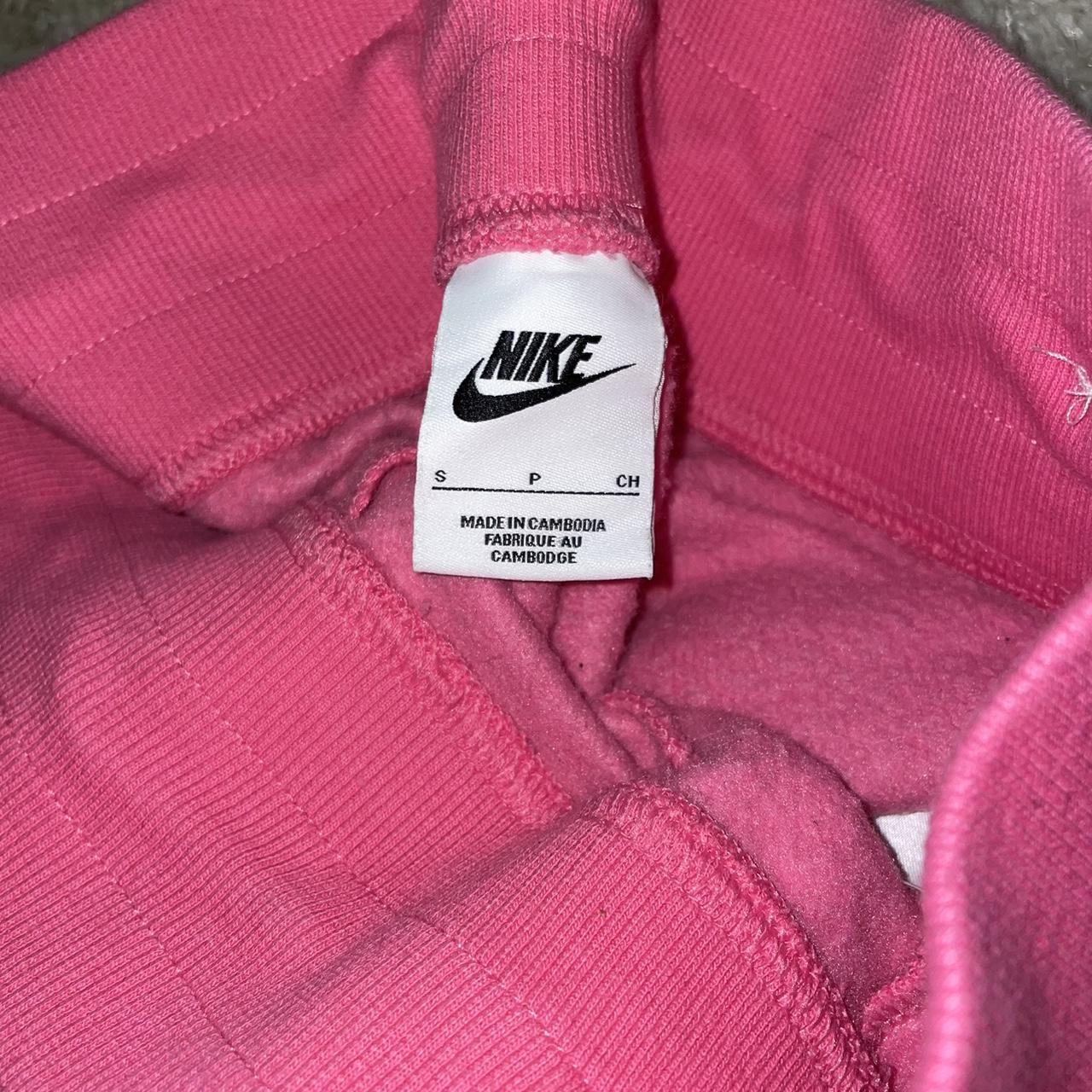 Nike sweatpants - size small - hot pink - high... - Depop