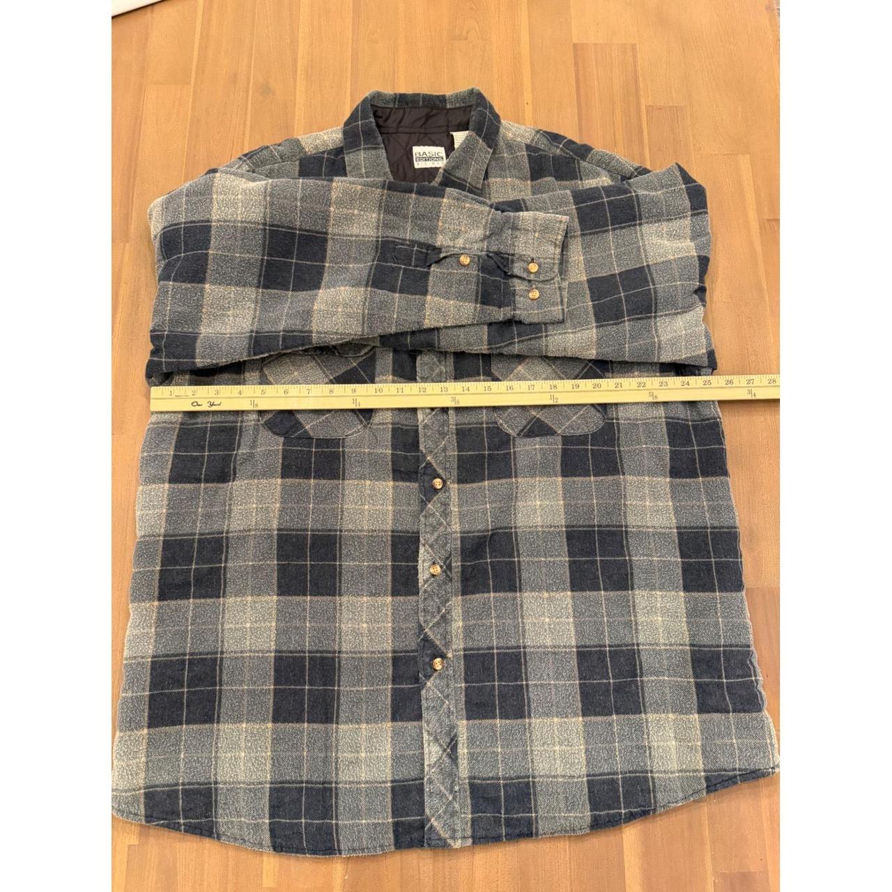 Basic Editions Men's Lightweight Jacket - Blue/Gr… - image 3