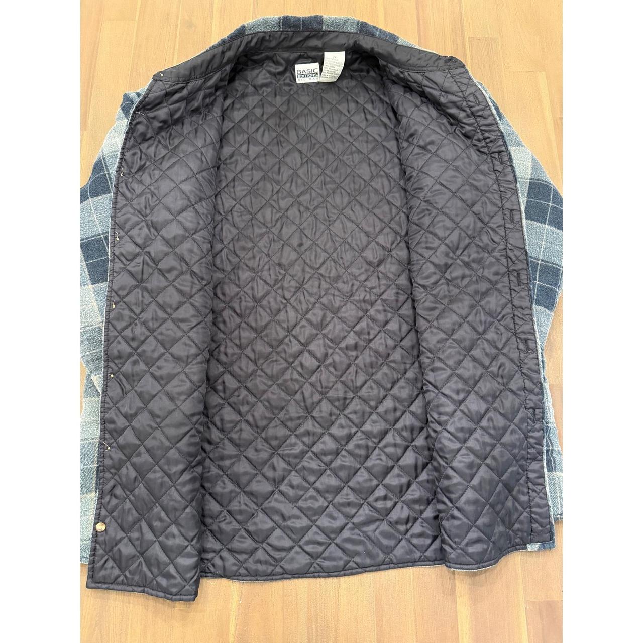 Basic Editions Men's Lightweight Jacket - Blue/Gr… - image 6