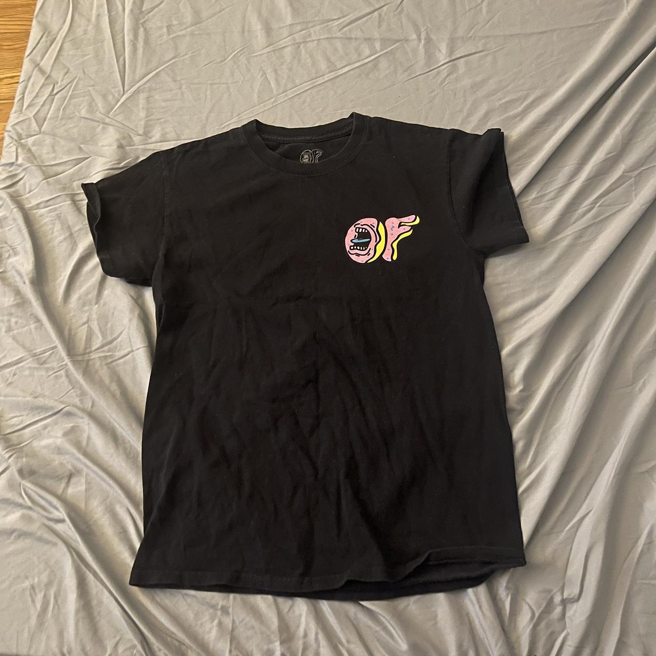 Odd Future Men's Black and Pink T-shirt | Depop