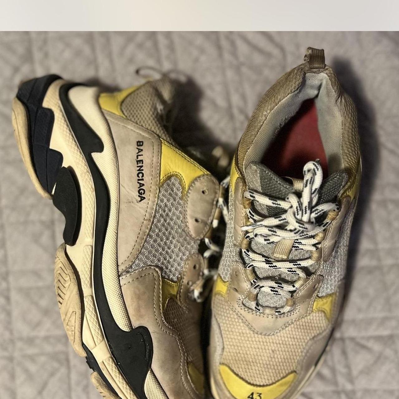 Balenciaga triple s sneaker SUPER cooked beater... - Depop