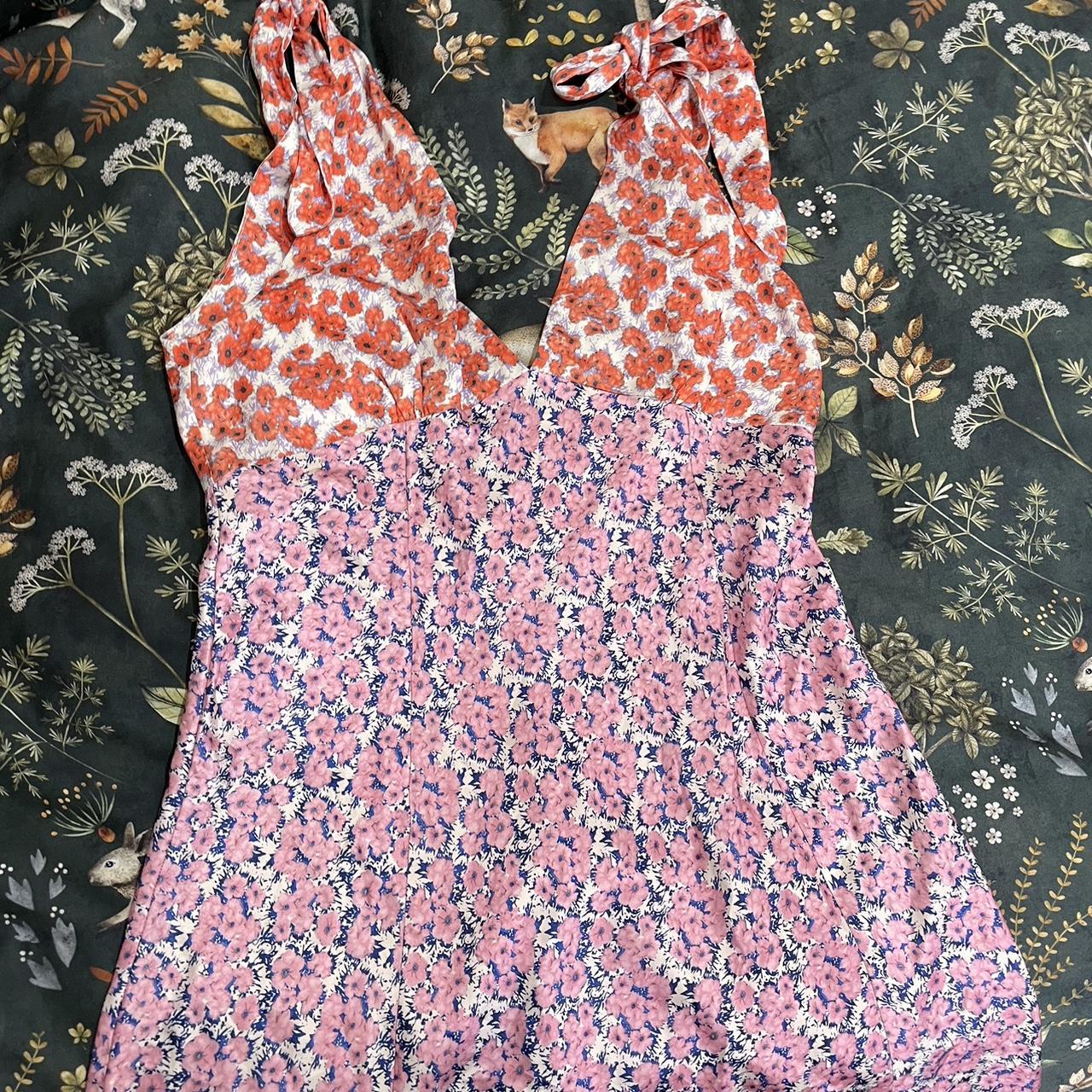 VRG GRL POSTCARDS FROM VENICE DRESS Size 14 Bias Cut... Depop