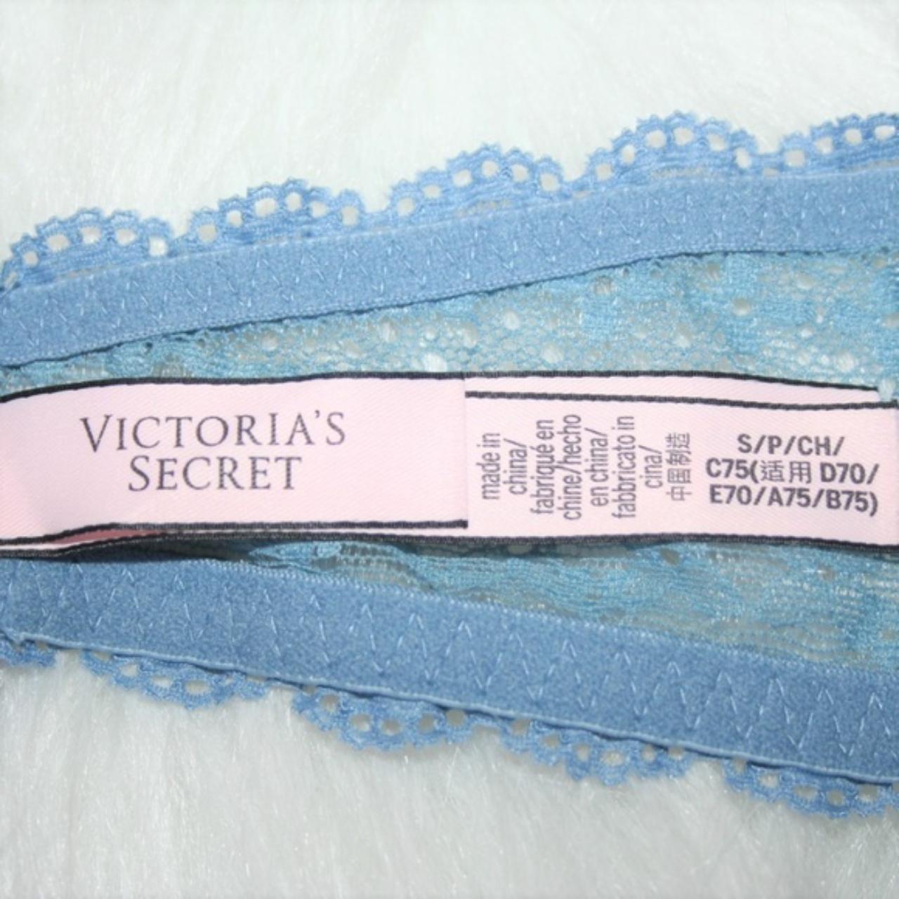 Victoria's Secret Women's Blue Bra | Depop