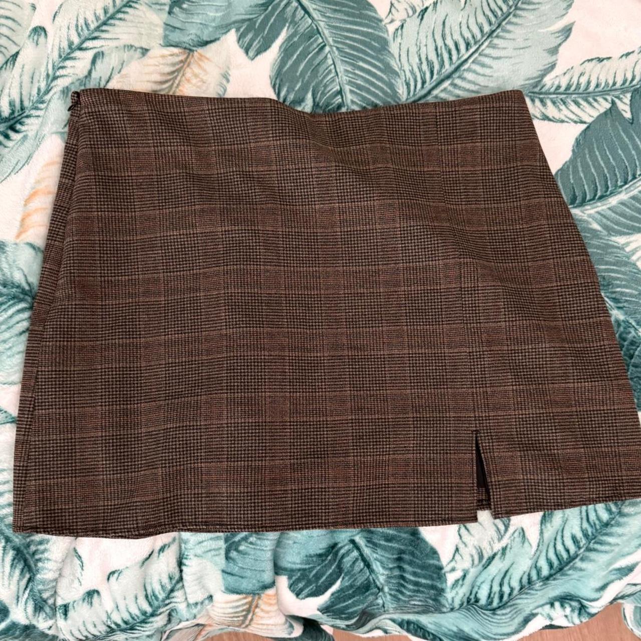 Old Navy Women's Skirt - Brown/Grey - XL – Old na… - image 3