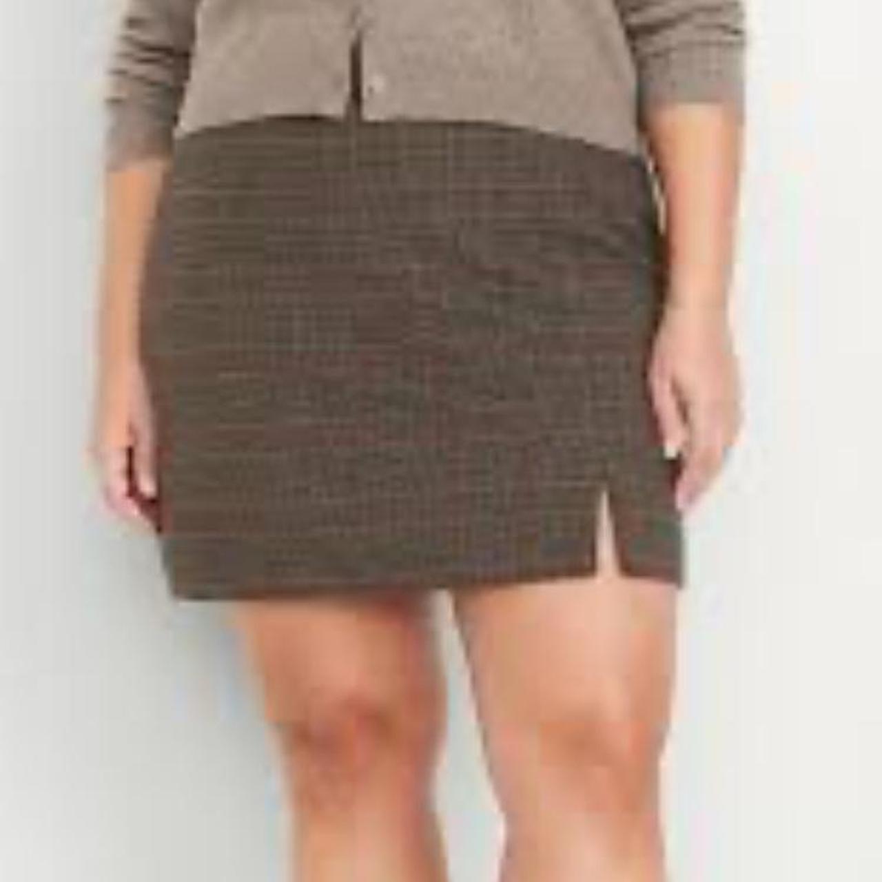 Old Navy Women's Skirt - Brown/Grey - XL – Old na… - image 1