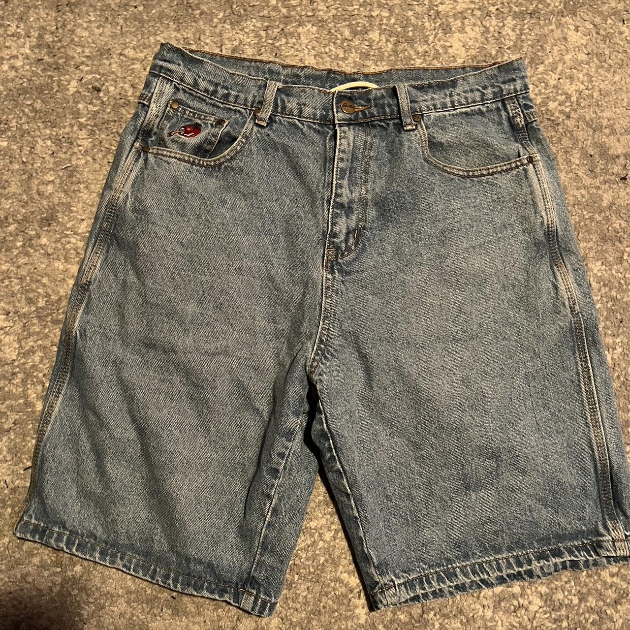 butter goods jorts really good condition 32... Depop