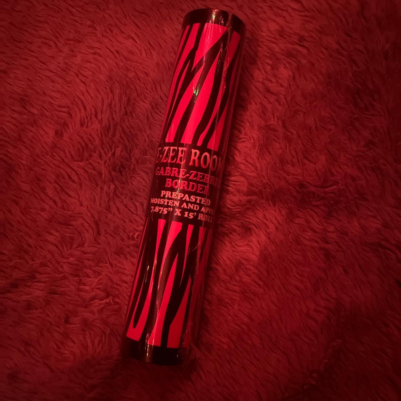 Hot pink zebra wall border decor Depop