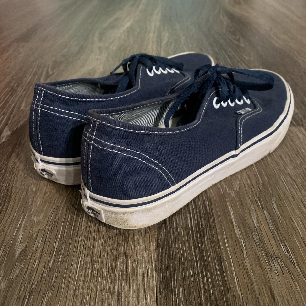 Vans Low Top Navy Blue Nice Skate Shoes 🛹 Men’s 8... Depop