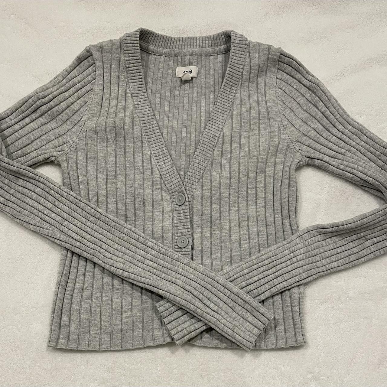 Aerie Women's Grey Cardigan | Depop