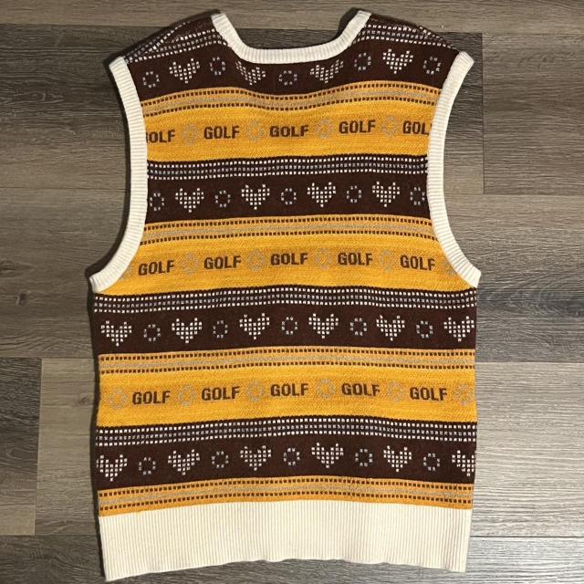 Golf wang sweater vest. boxy fit size XL. just tryna... - Depop