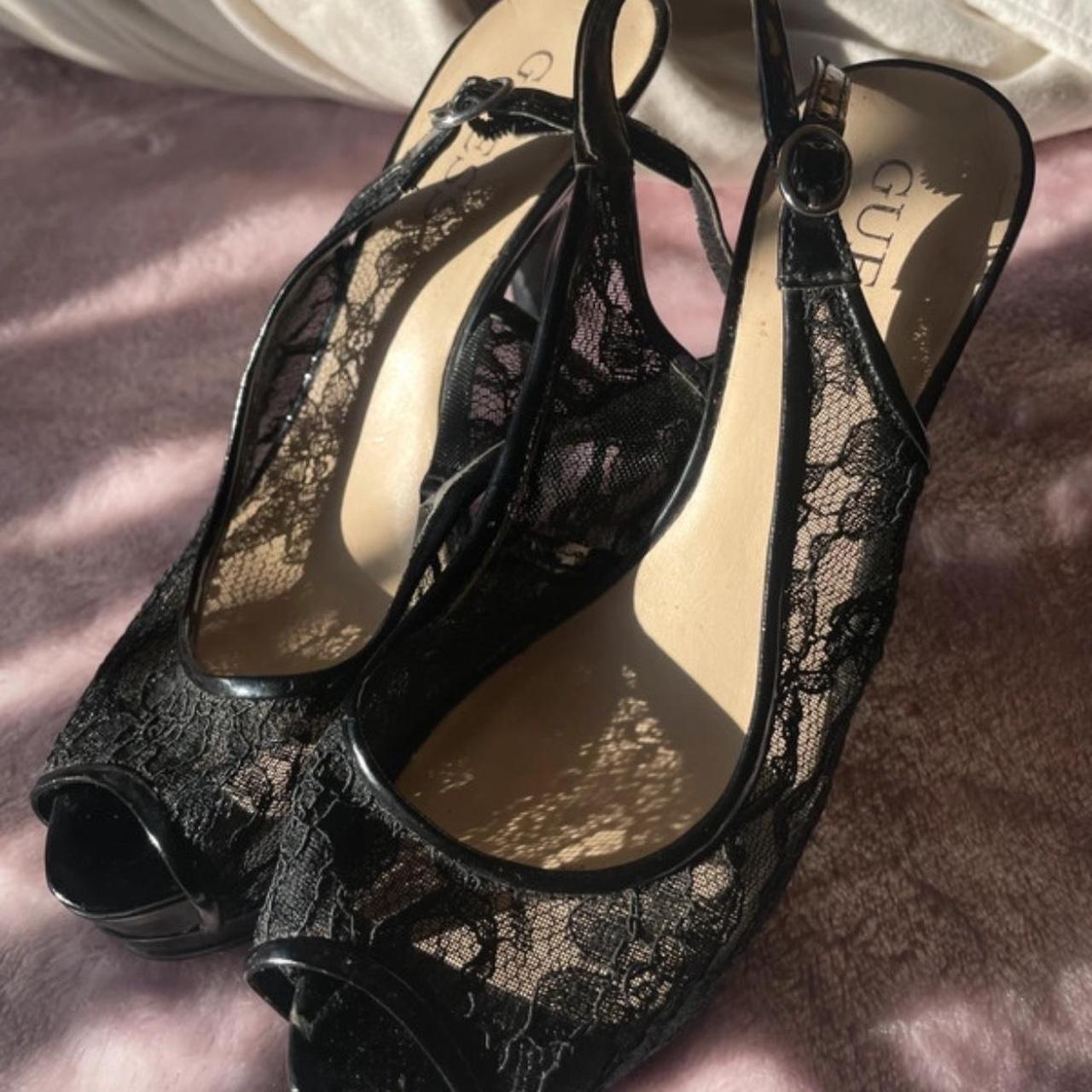 Guess lace heels on sale