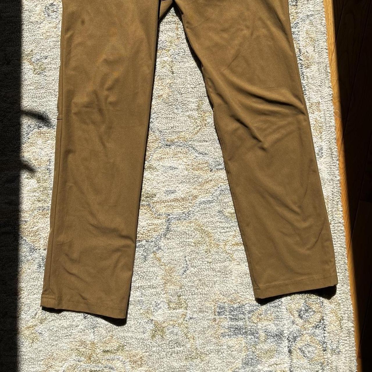 Lululemon Men's Khaki Trousers Depop