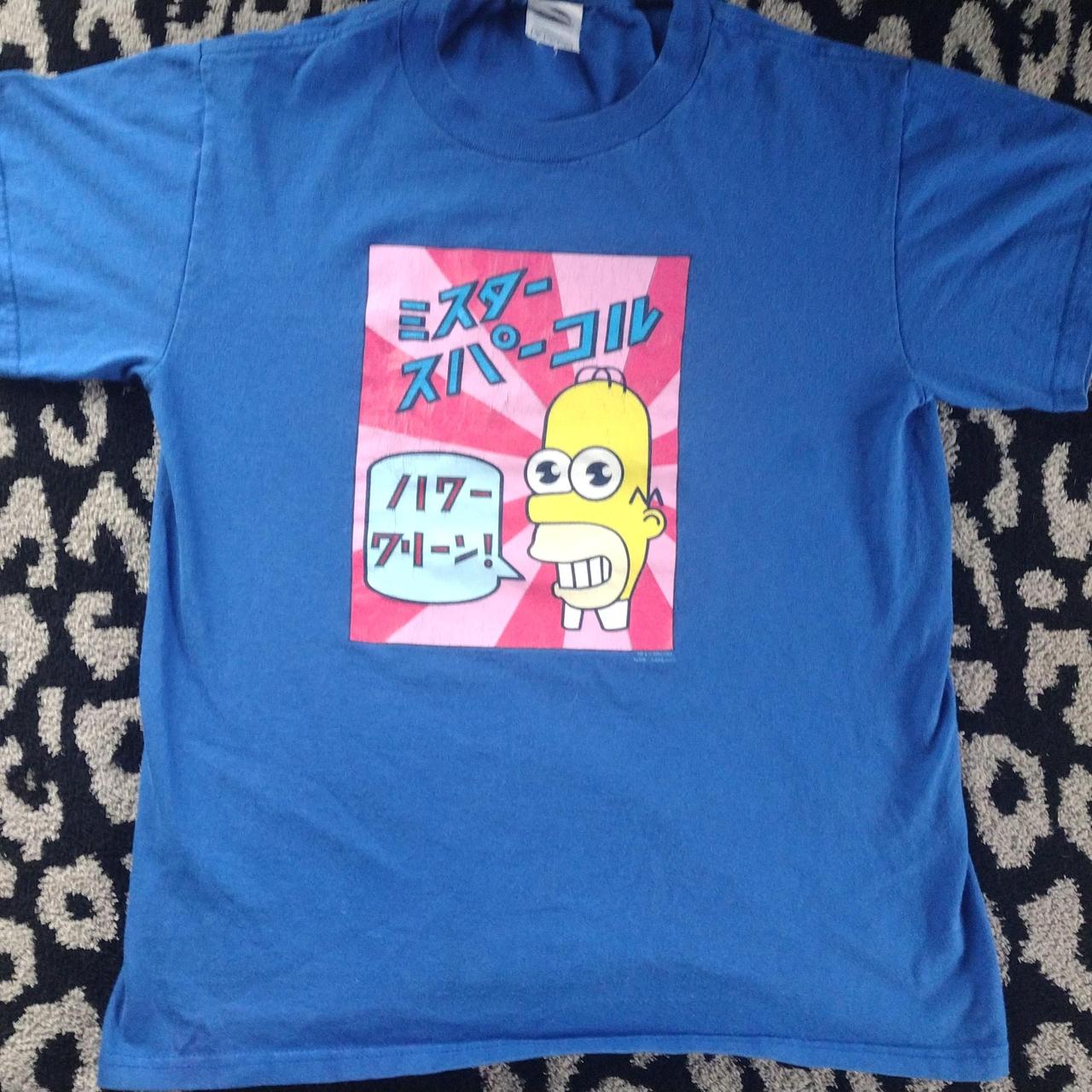 Simpsons japanese hotsell t shirt