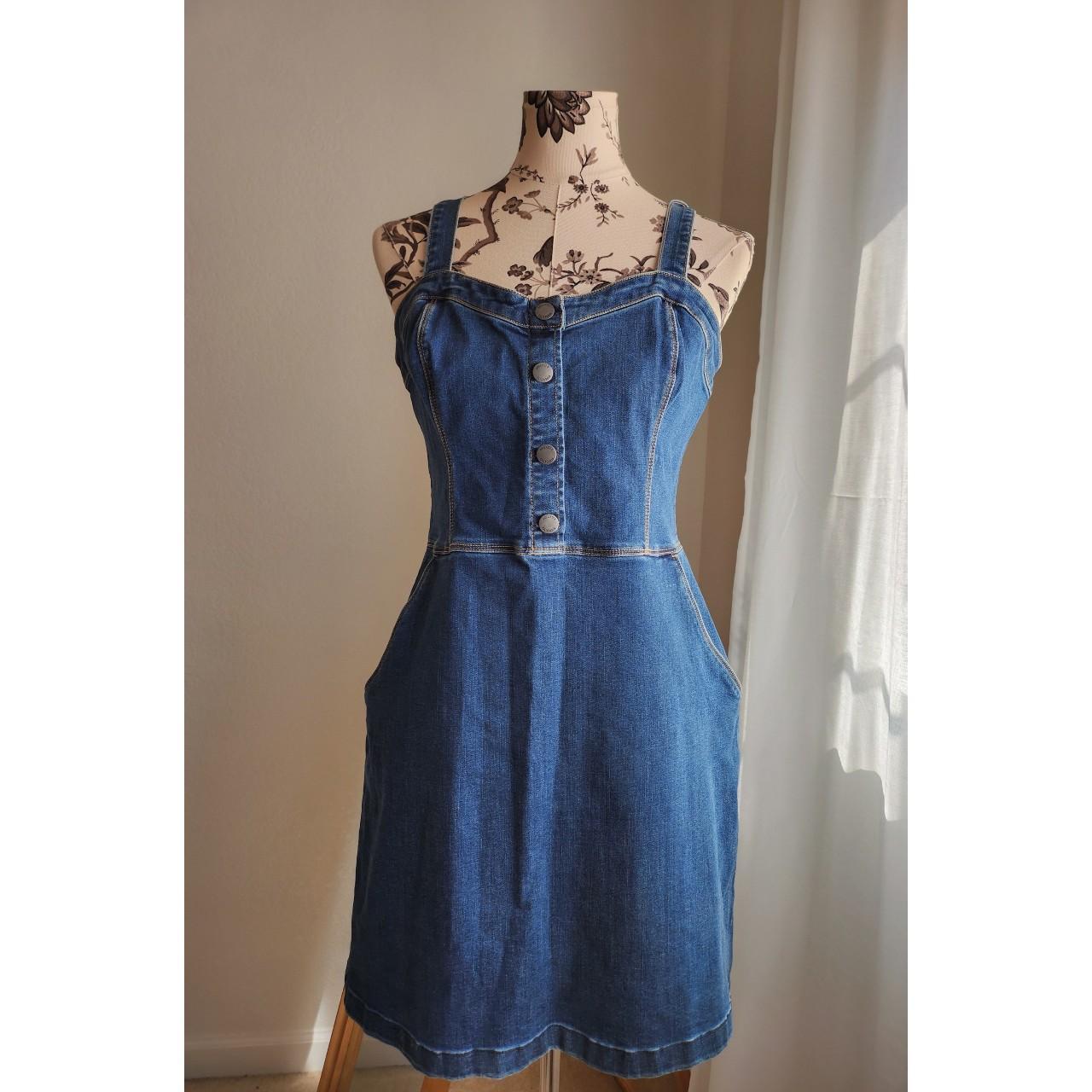 Hollister denim cheap dress