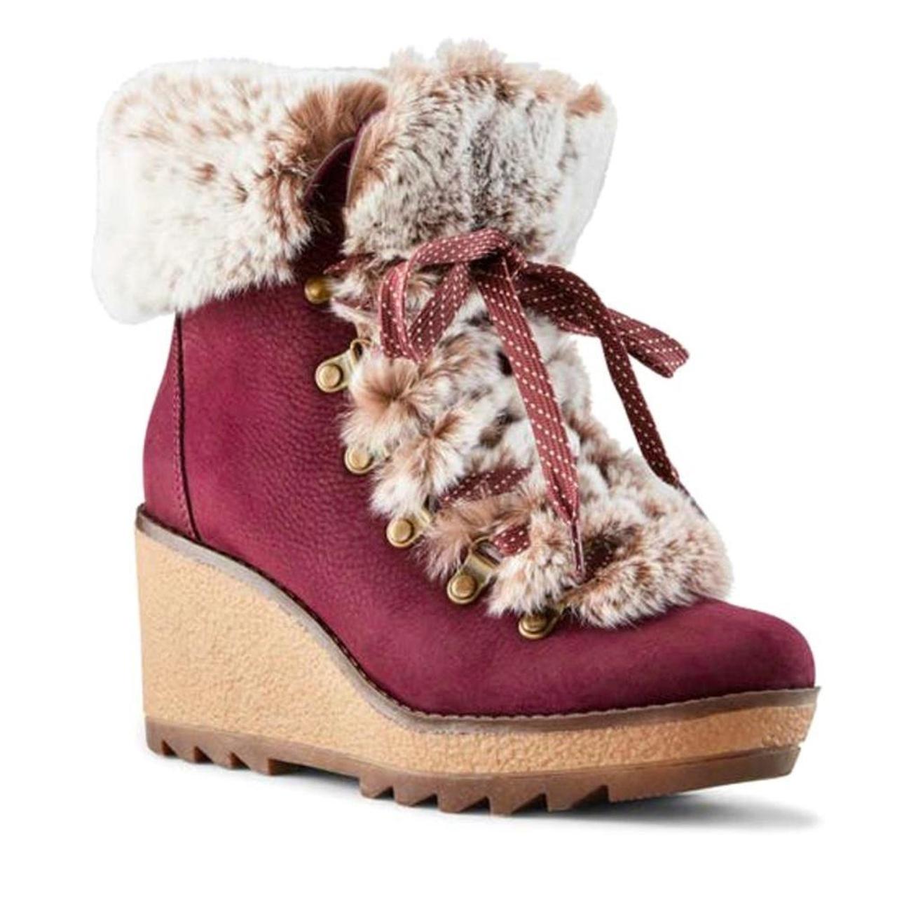 Wine wedge outlet boots