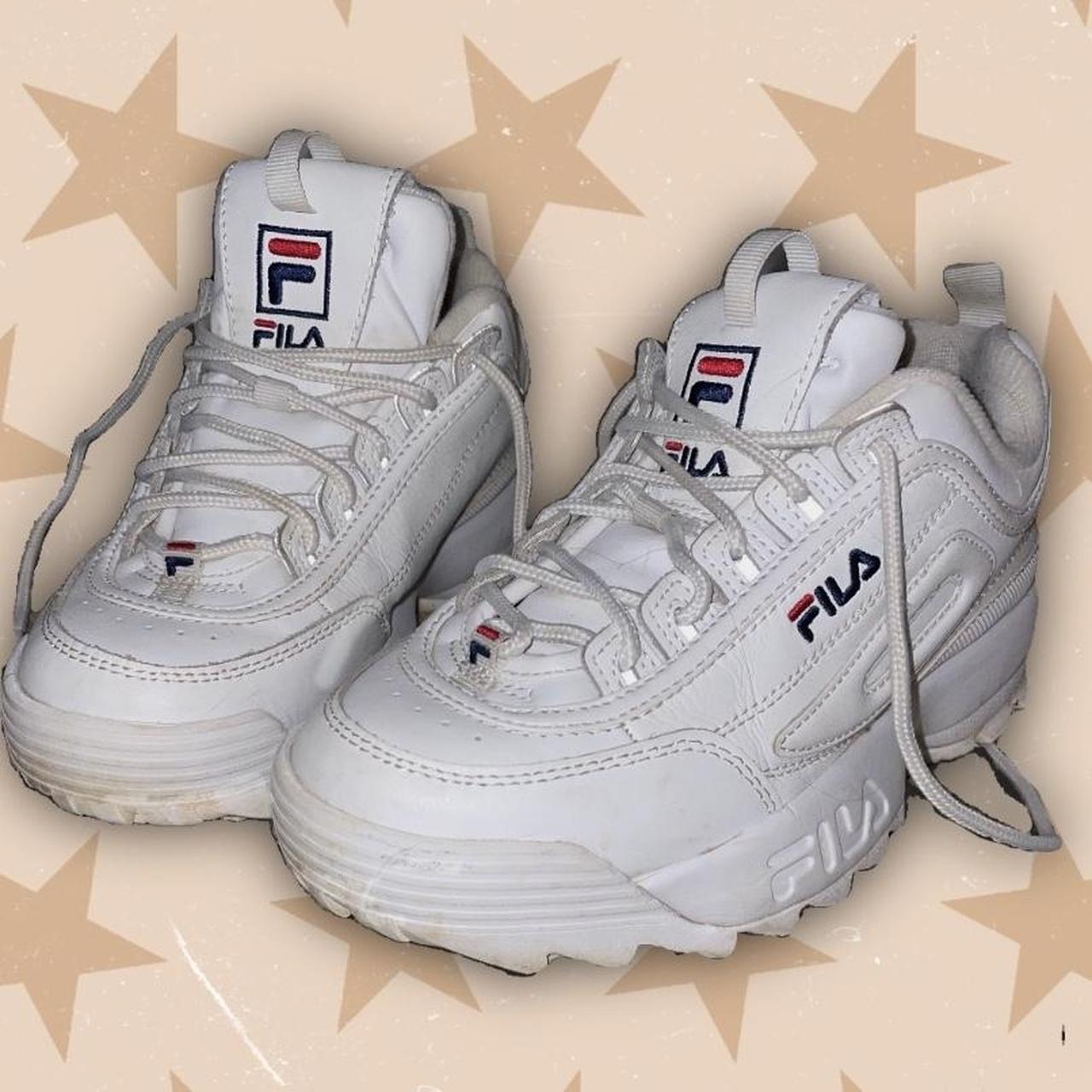 fila white chunky trainers