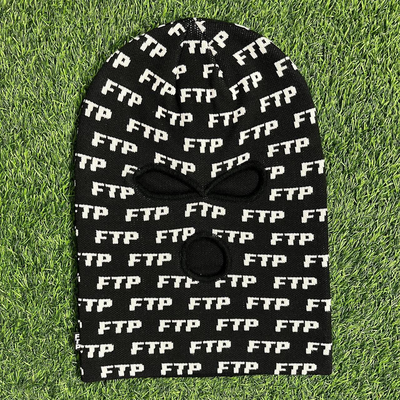 FTP All Over Logo Ski Mask Shiesty Mask Knit/Beanie... Depop