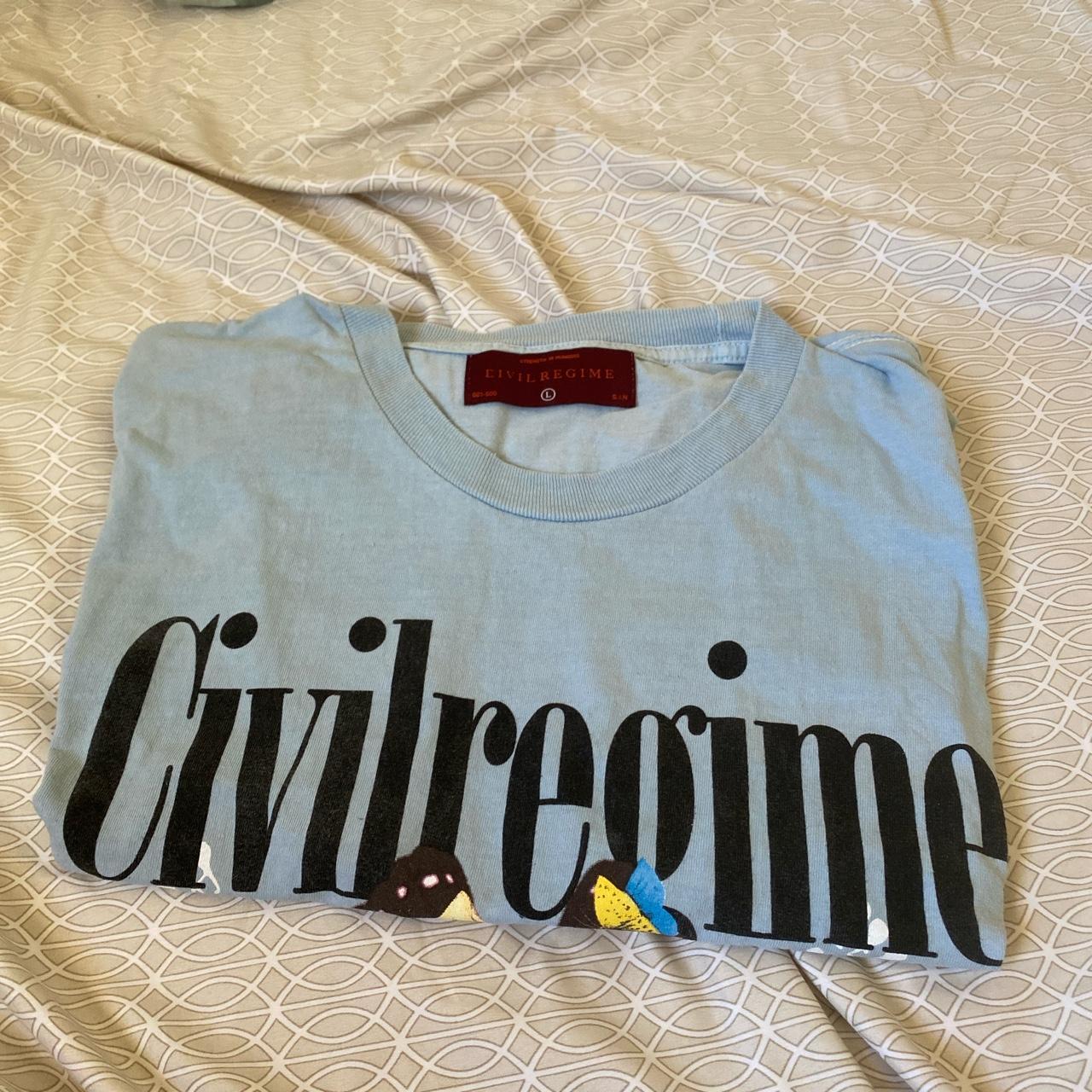 Civil regime tee No flaws Tagged darc sport for... Depop