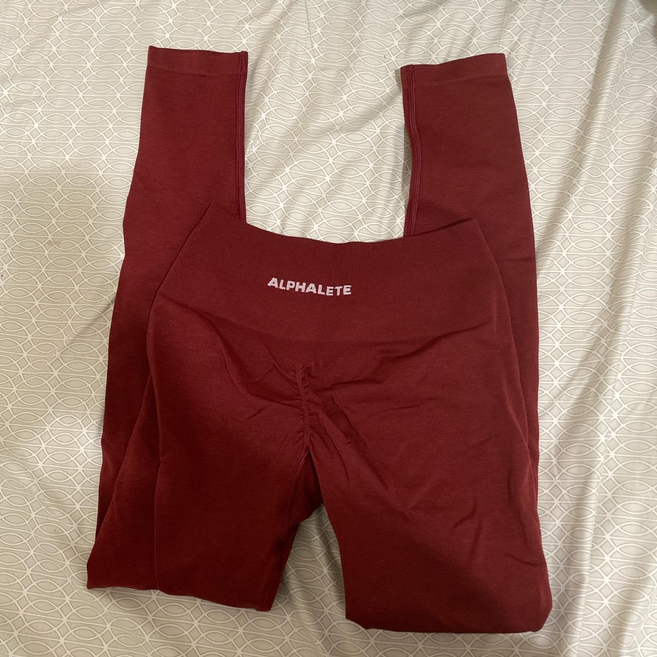 Alphalete Amplify Leggings Color bourdeaux Size... Depop