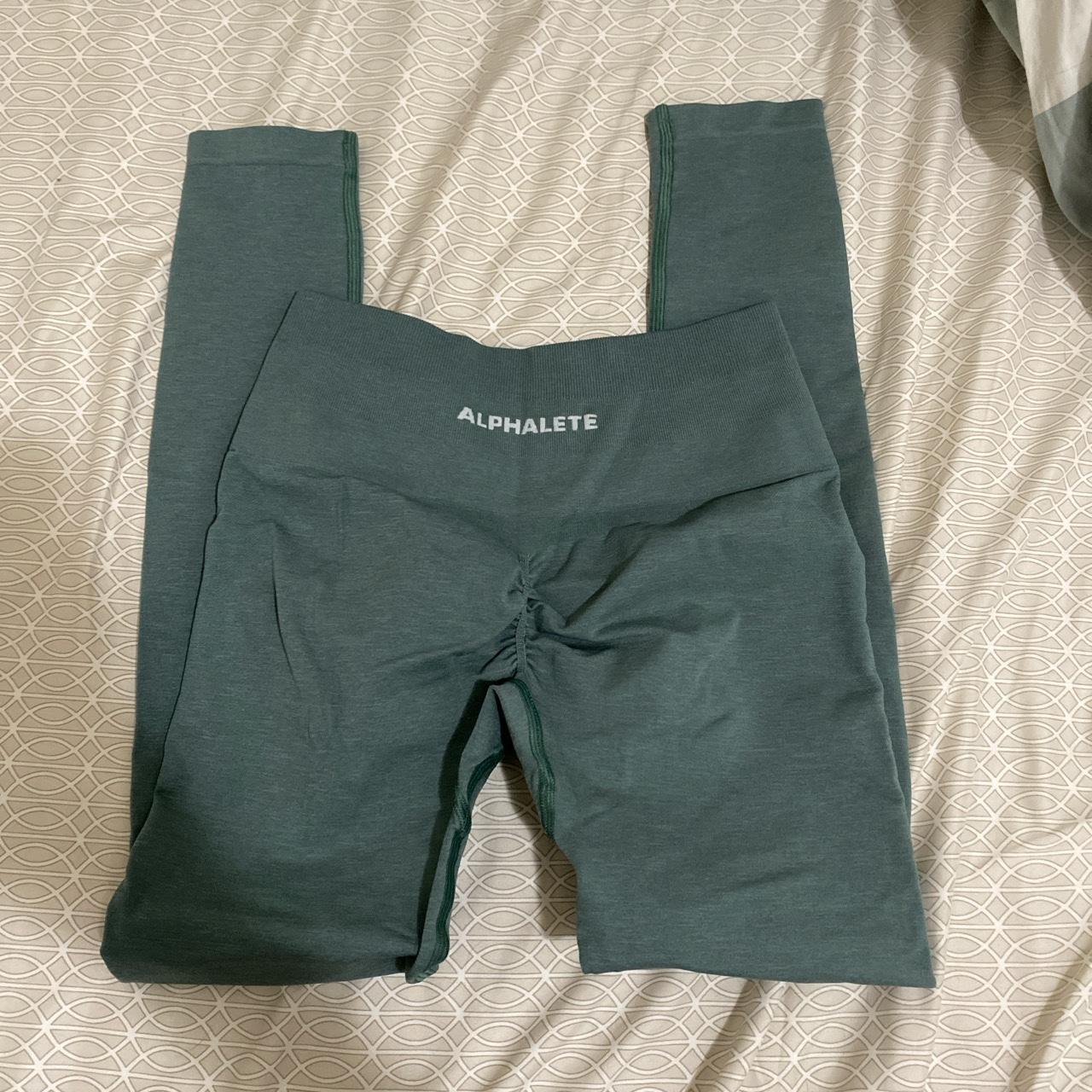 Alphalete Amplify Leggings Color nomadic blue Size... Depop