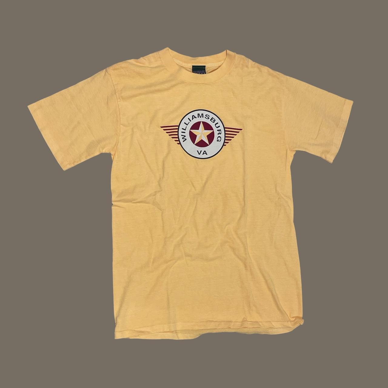 MVMT Men's Yellow and White T-shirt