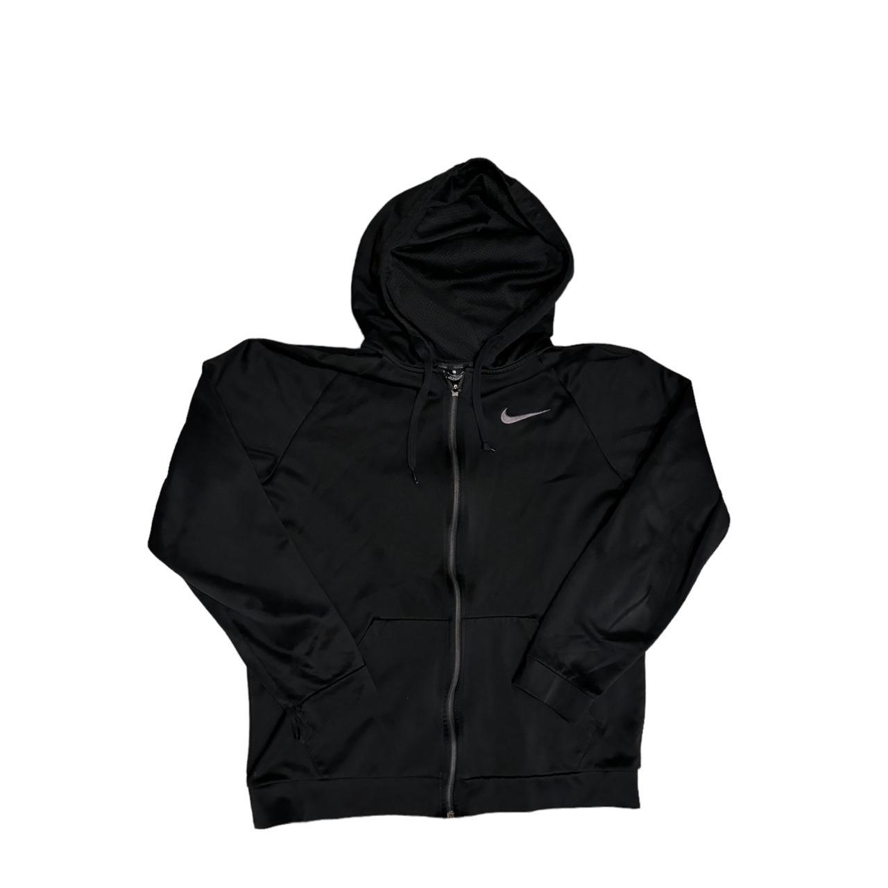 Nike Zip Up Hoodie used, has a tear on the hand ,... Depop
