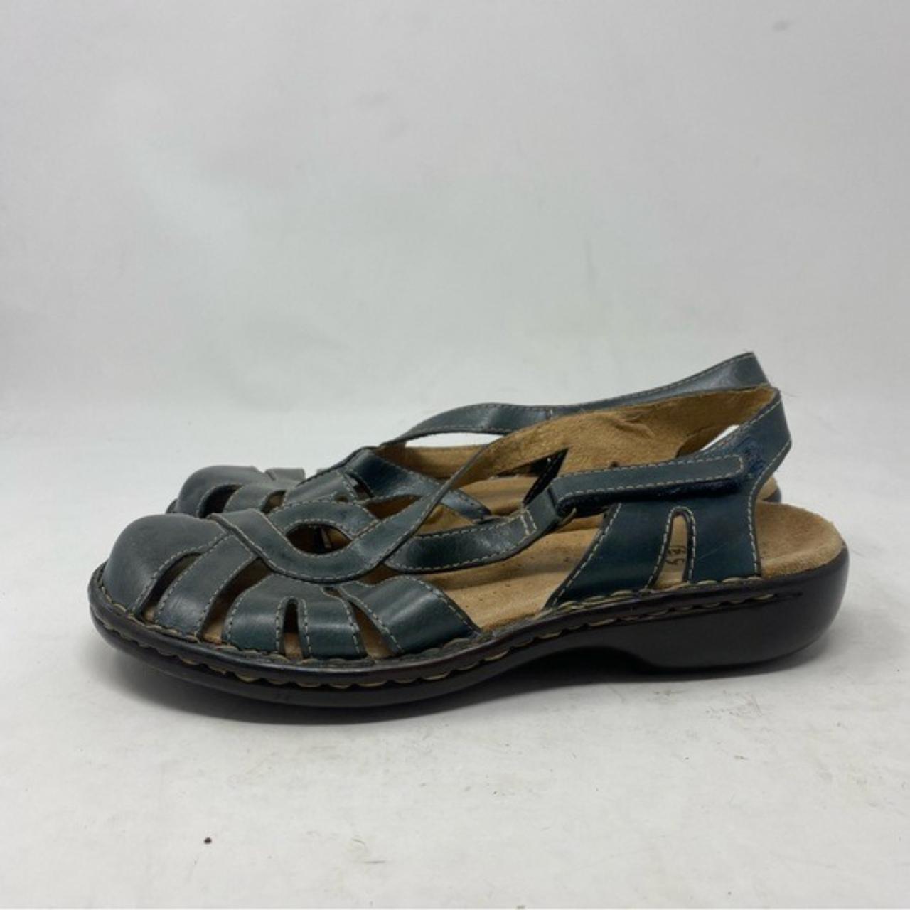 Amazon.com | Clarks Men's Nature Trek Sandal, Black Nubuck, 7.5 UK | Sandals