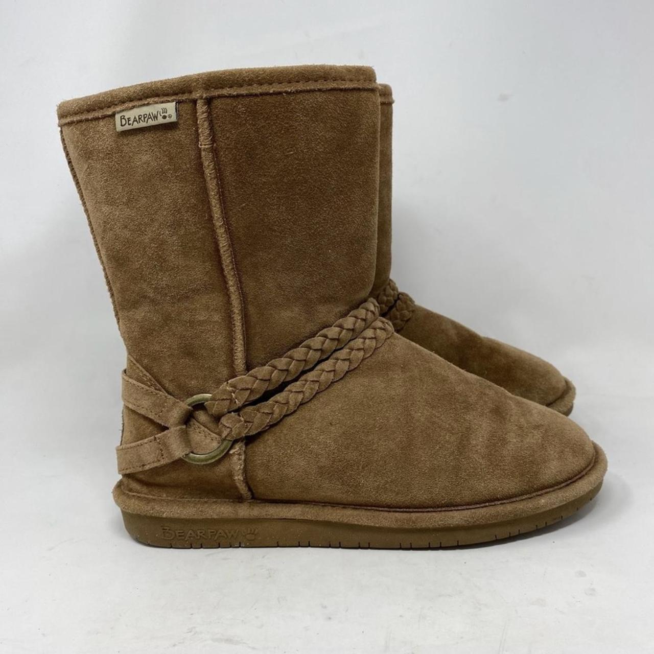 Bearpaw boots with braid sale