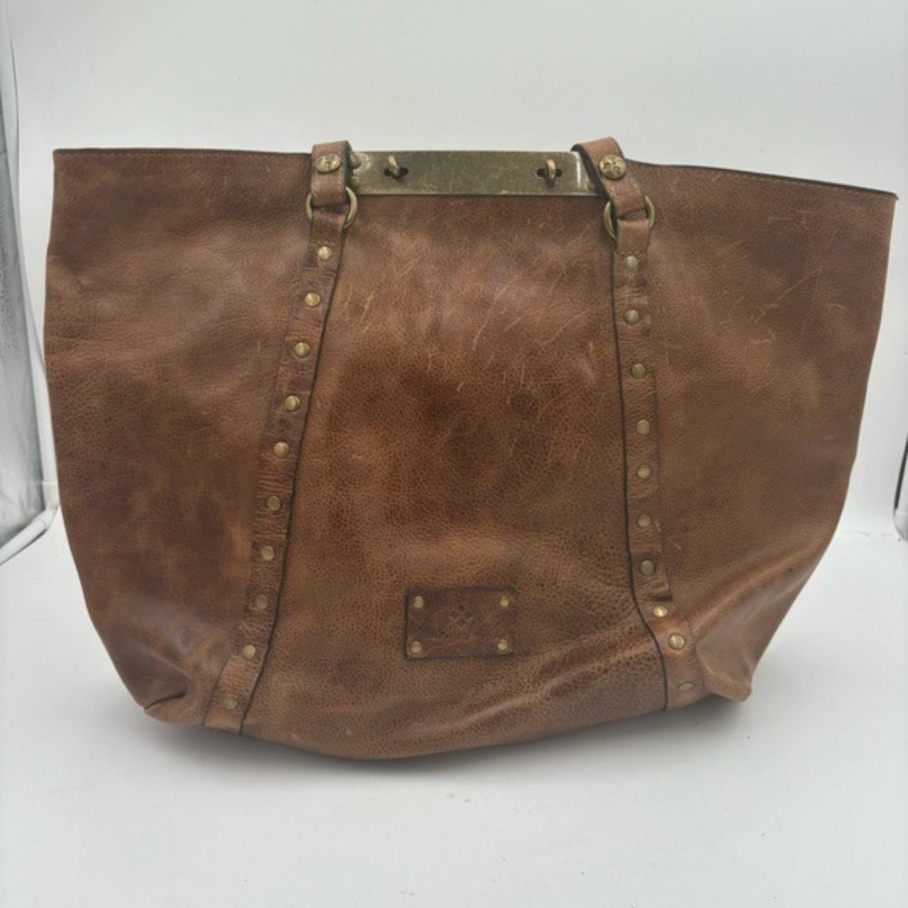 Patricia Nash Benvenuto chocolate deals distressed leather large tote shoulder bag