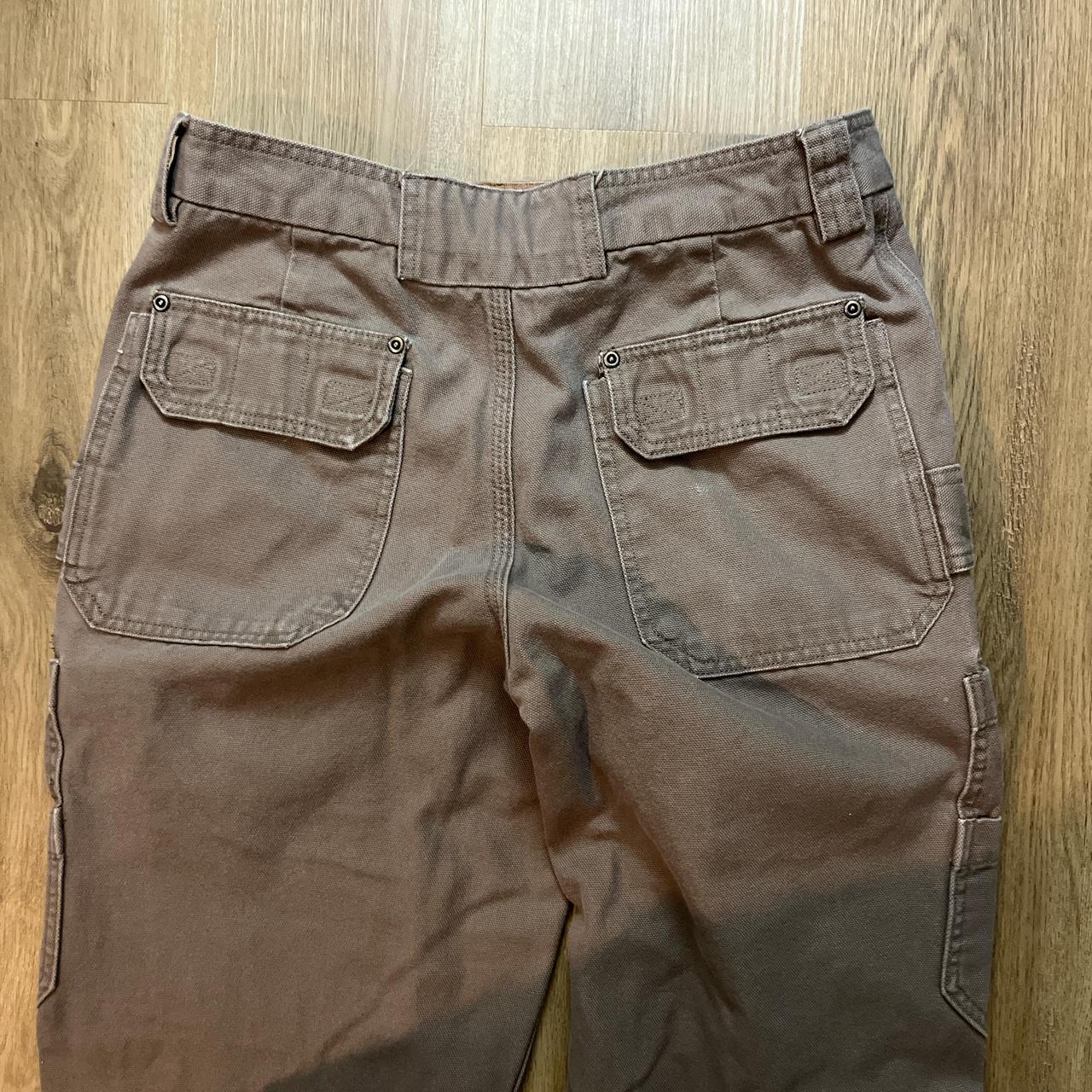 Deluth Trading Company work pants in an earthy grey - Depop