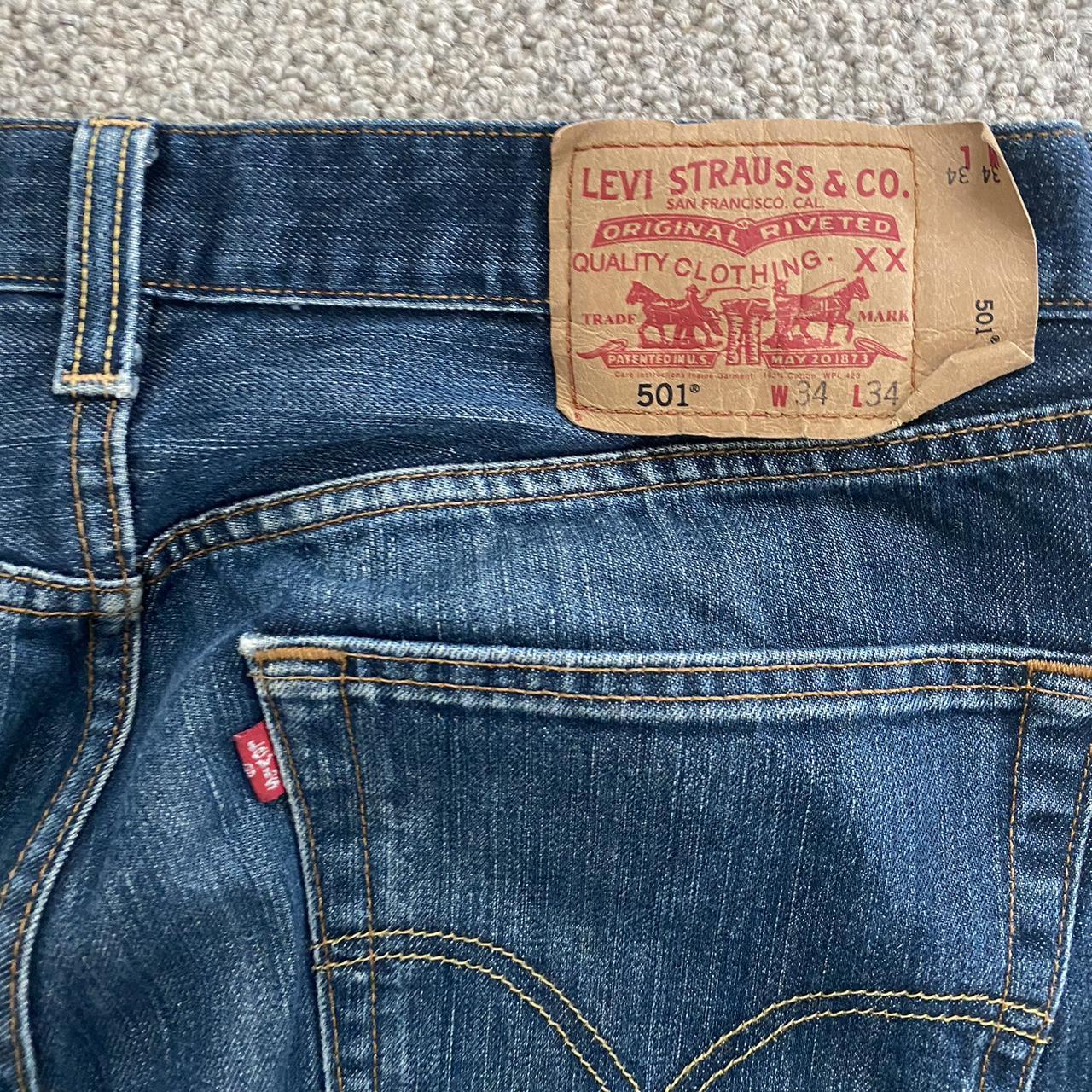 LEVI’S 501 Jeans - vintage 501 jeans - straight... - Depop