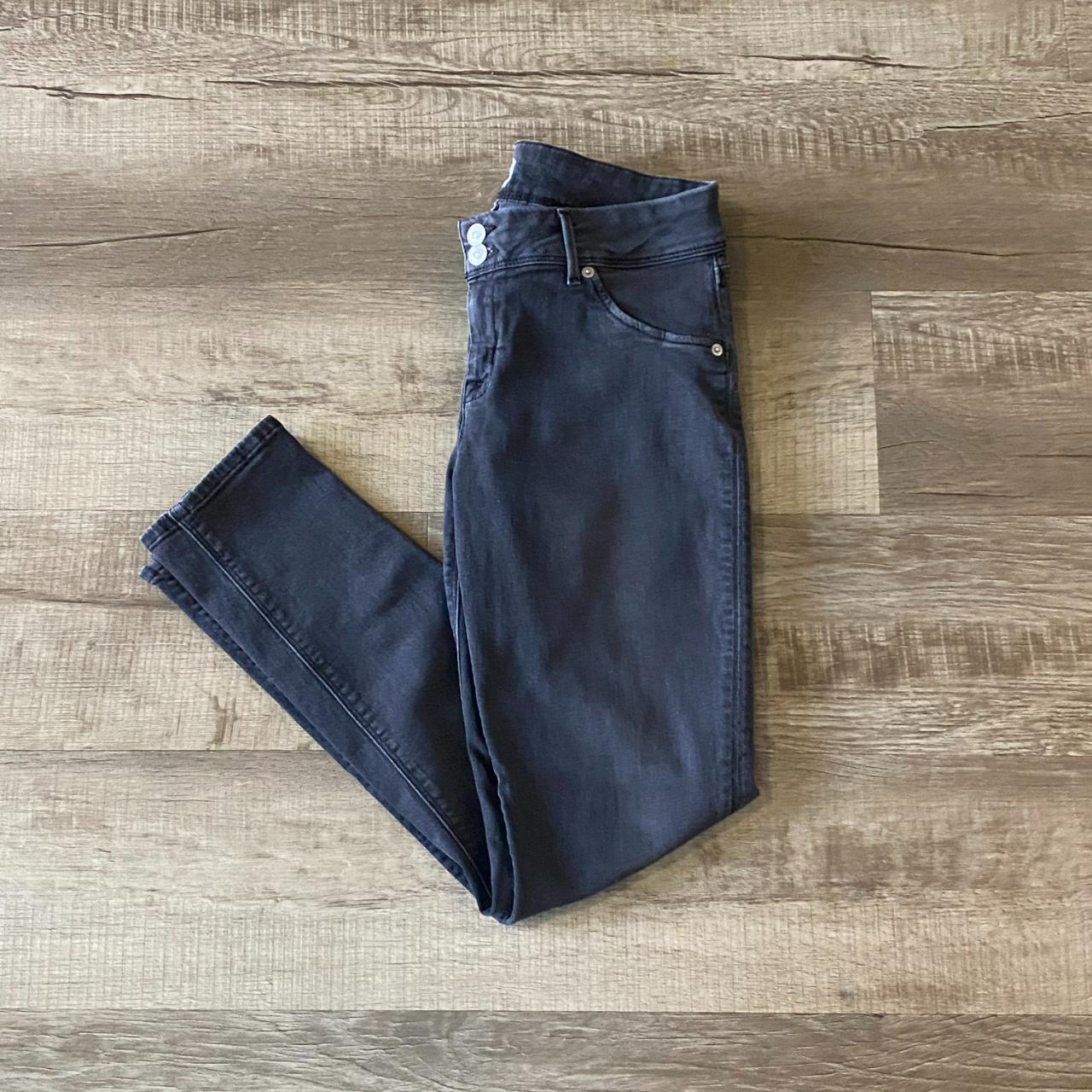 Hudson Los Angeles Womens Skinny Black Jeans Size... Depop