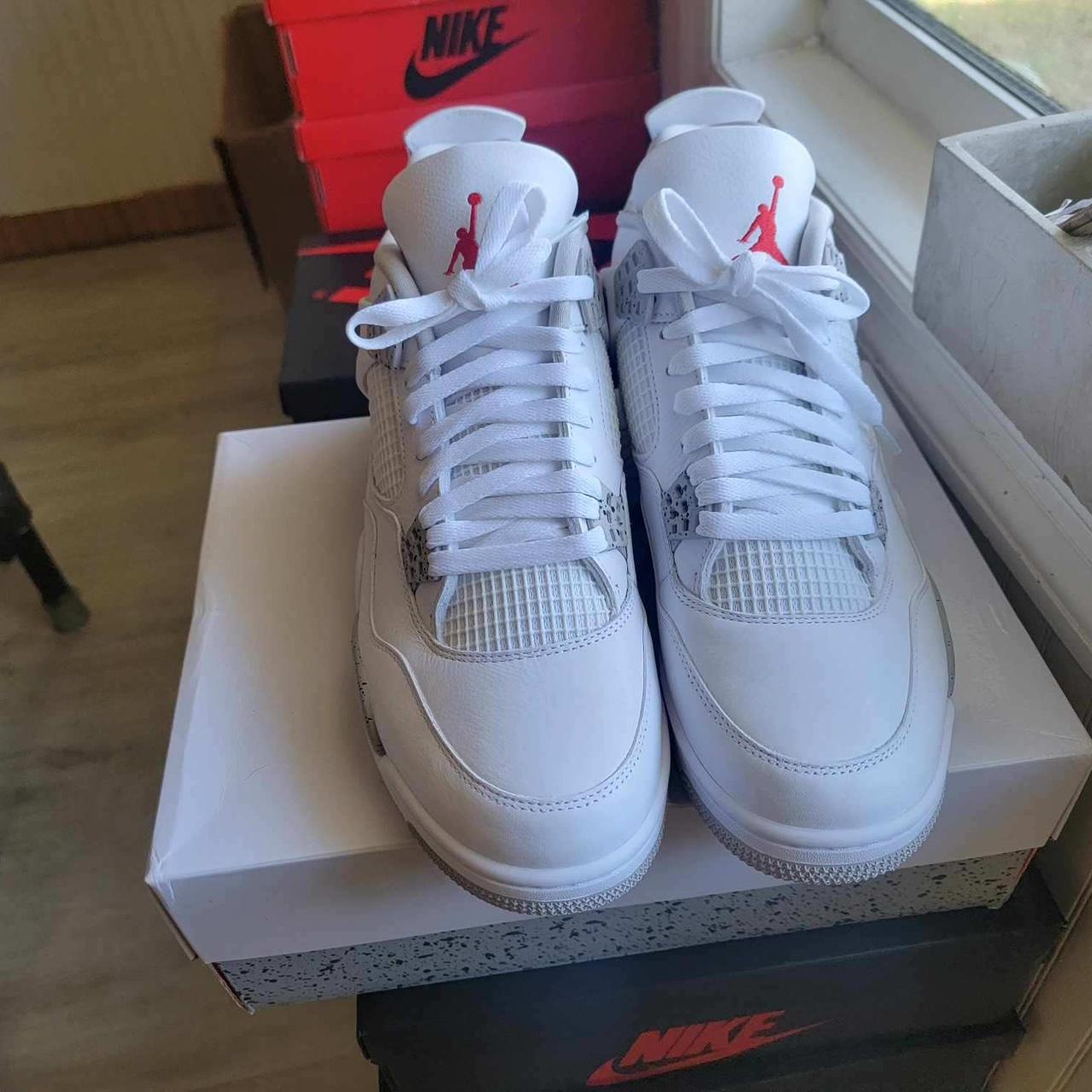 mens jordan 4 white oreo