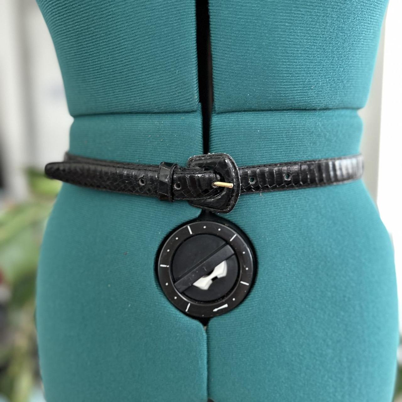 Women's Black Belt Depop