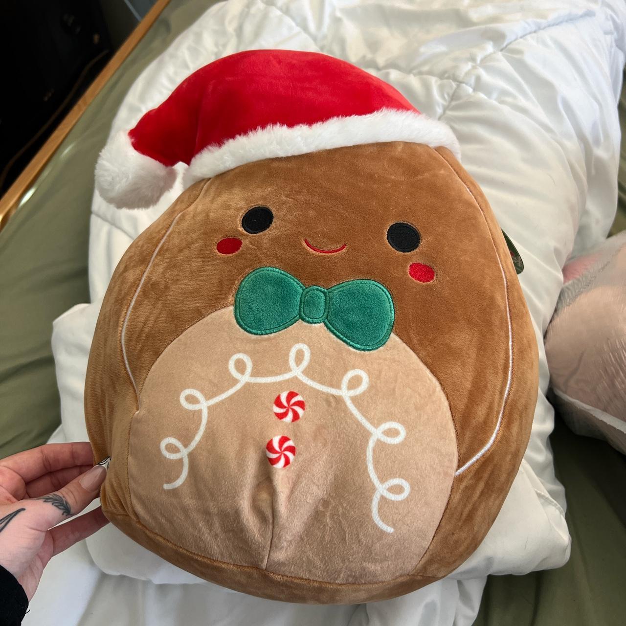 Squishmallow 12 Inch Jordan the Gingerbread with - Depop