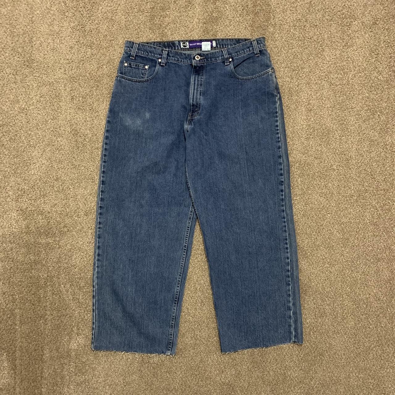 levi silvertab baggy mega wide leg jeans 38x29 - Depop