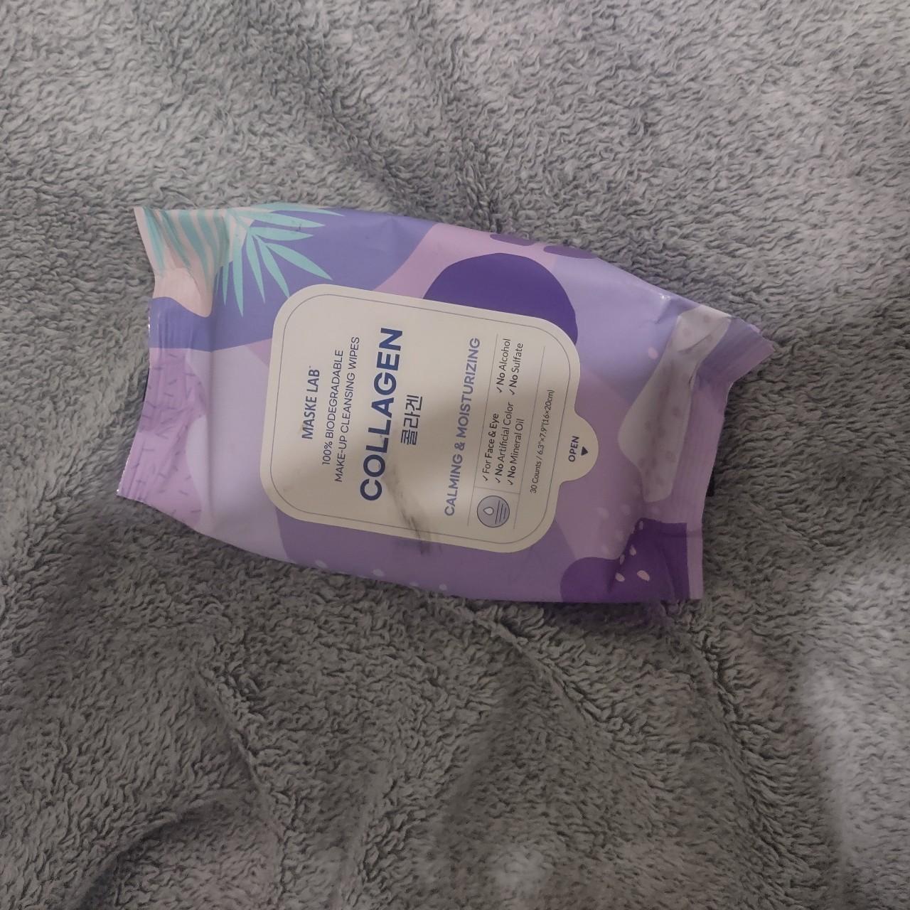 Maske lab Collagen makeup cleansing wipes helps... Depop