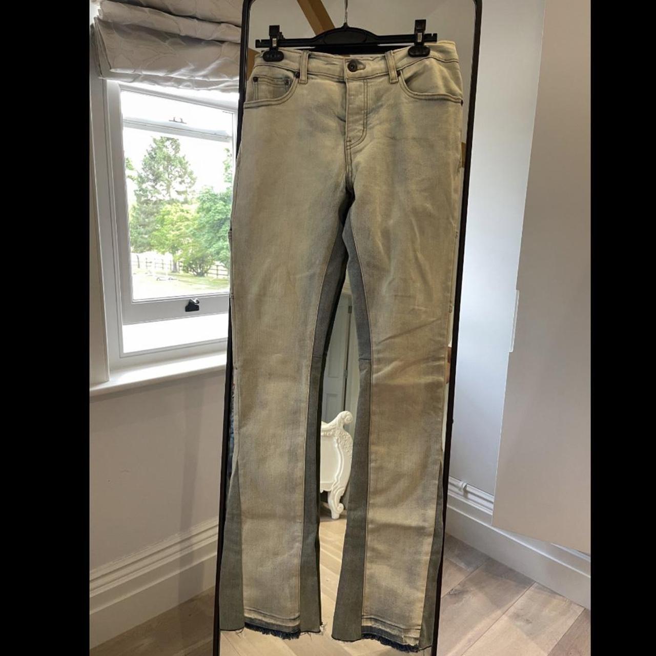 Valabasas flared stacked jeans Valabasas stacked... - Depop