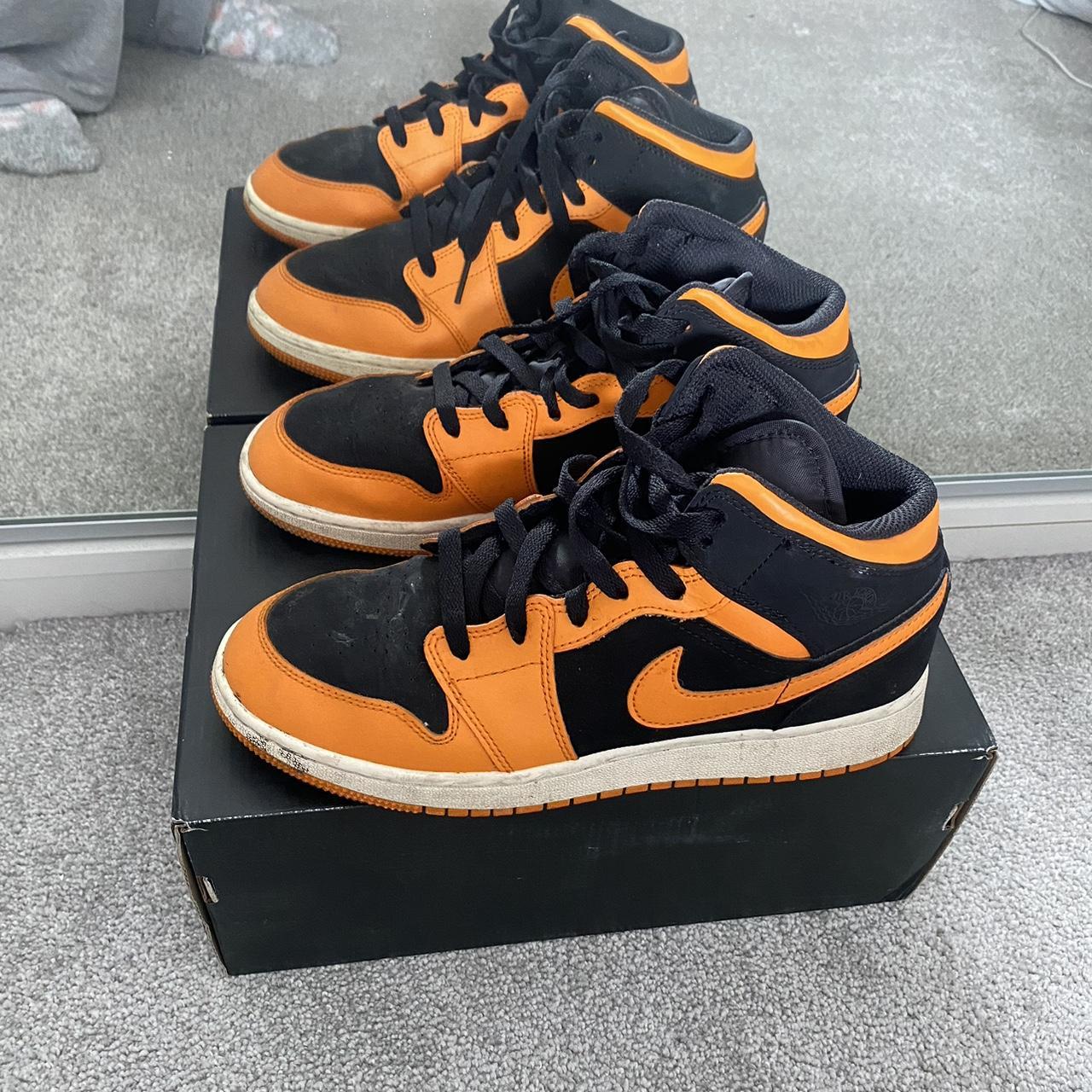 Orange Peel Black And Orange Retro Jordans Nike Air Jordan Retro Mid Black Orange Peel