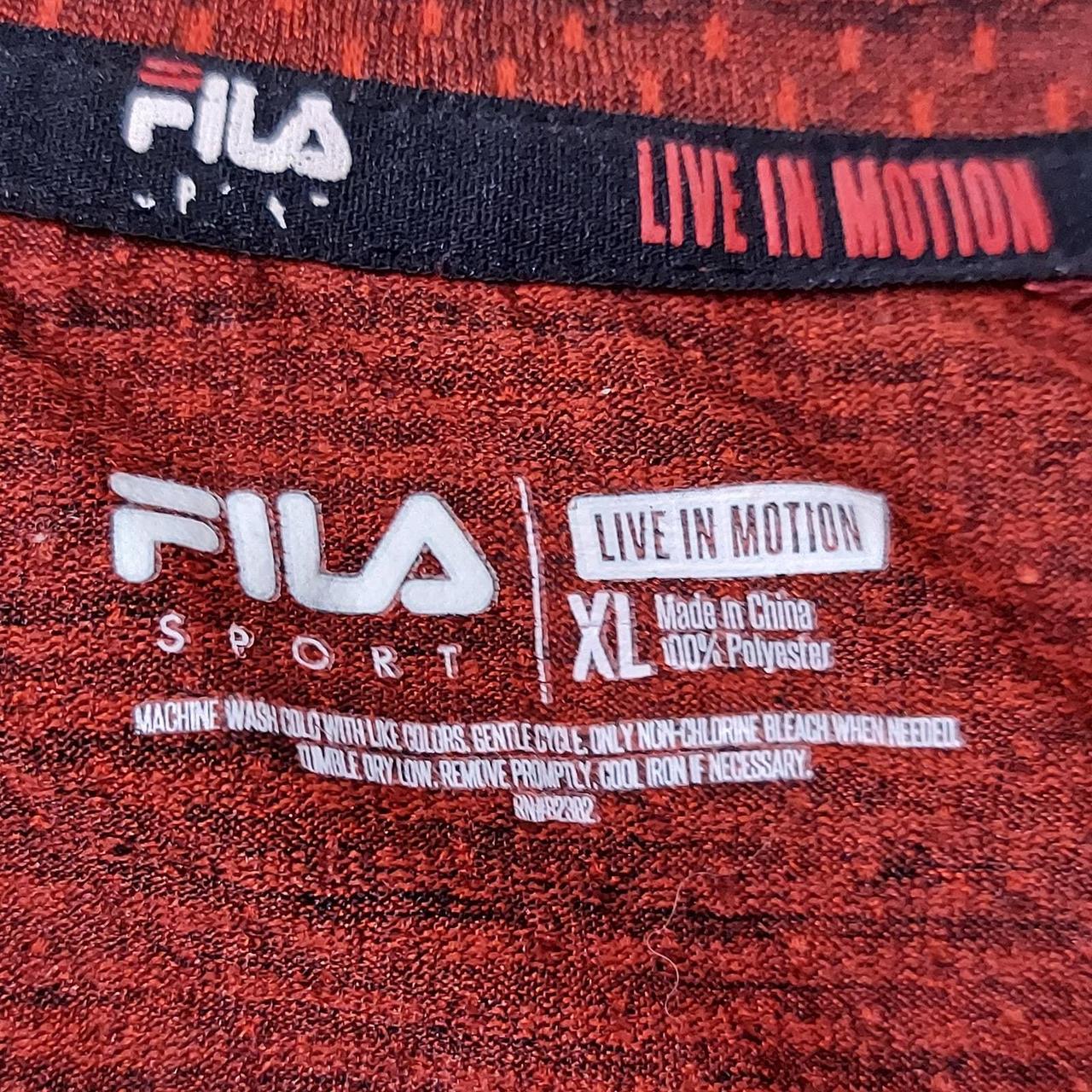 Fila sport live in motion outlet shirt