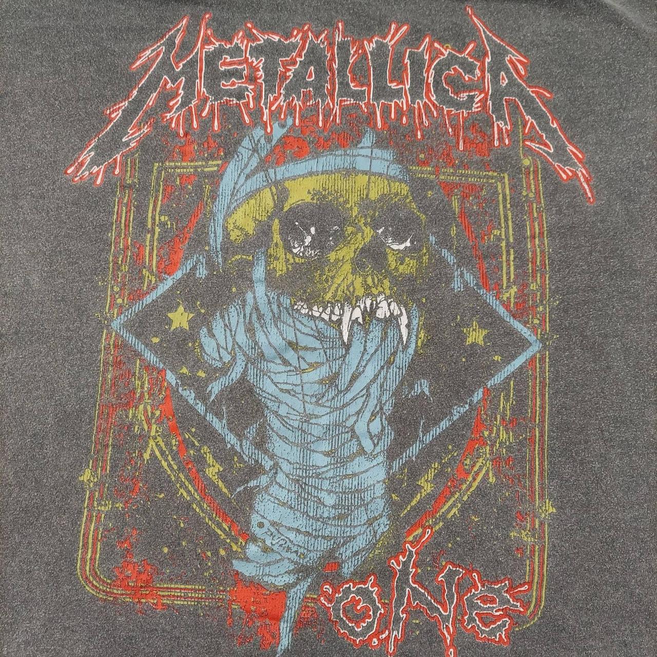 Metallica Shirt Mens XL One Skull Rock Band Retro... - Depop