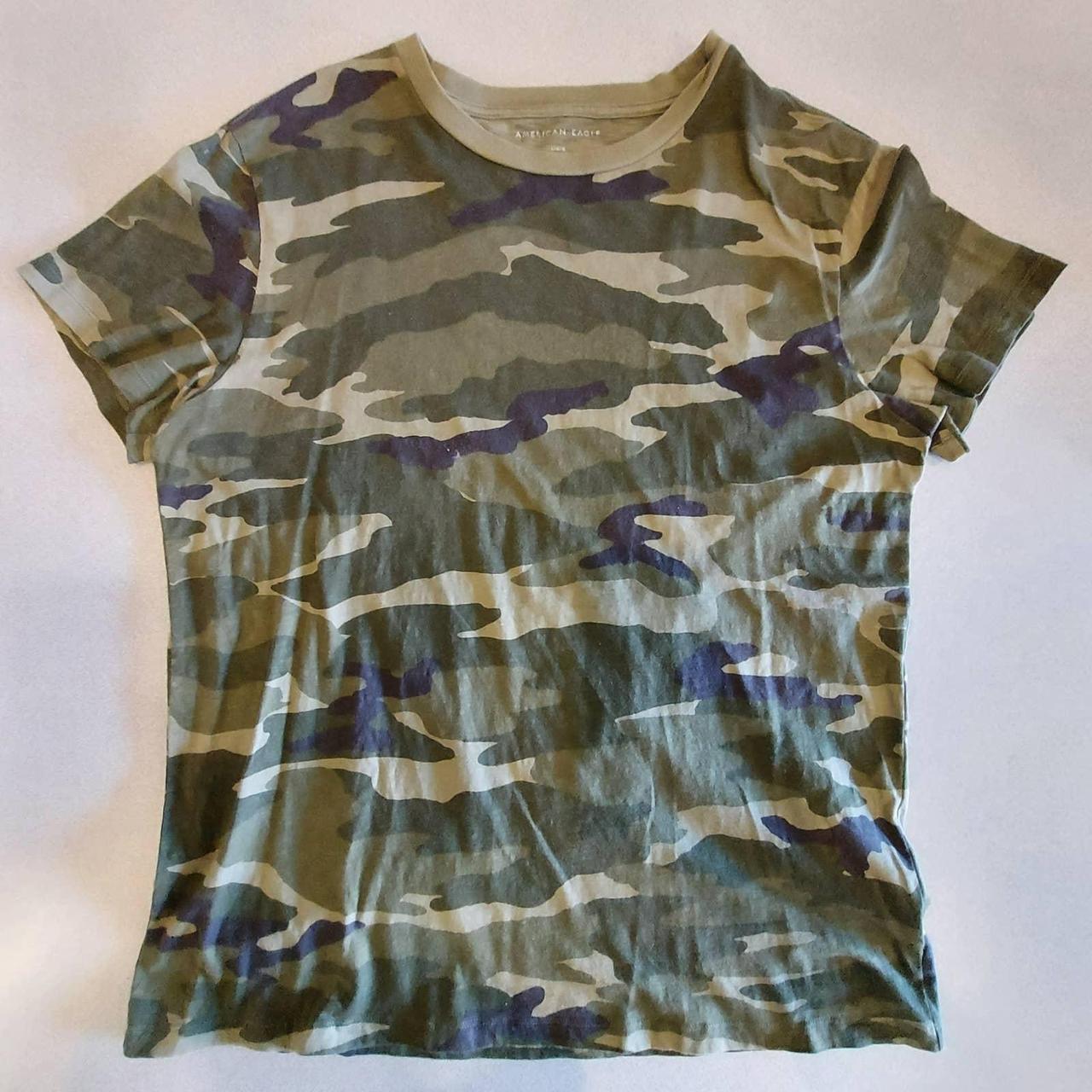 camo shirt american eagle