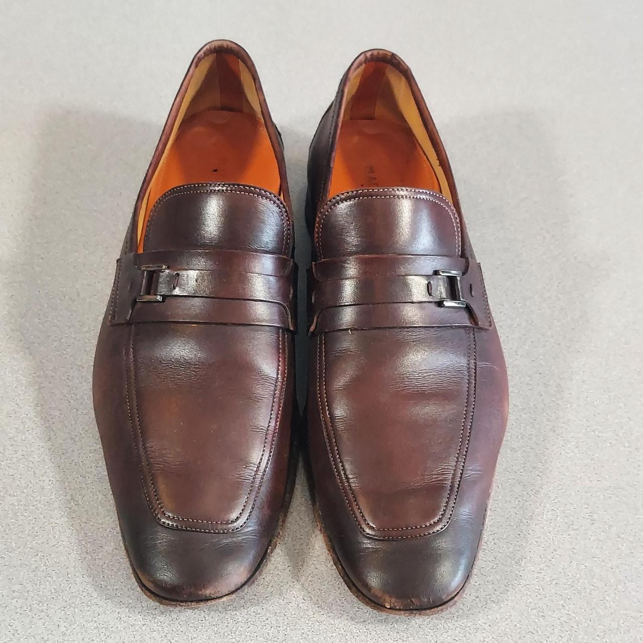 Leather Magnanni Leather Brown online Shoes Size 8.5