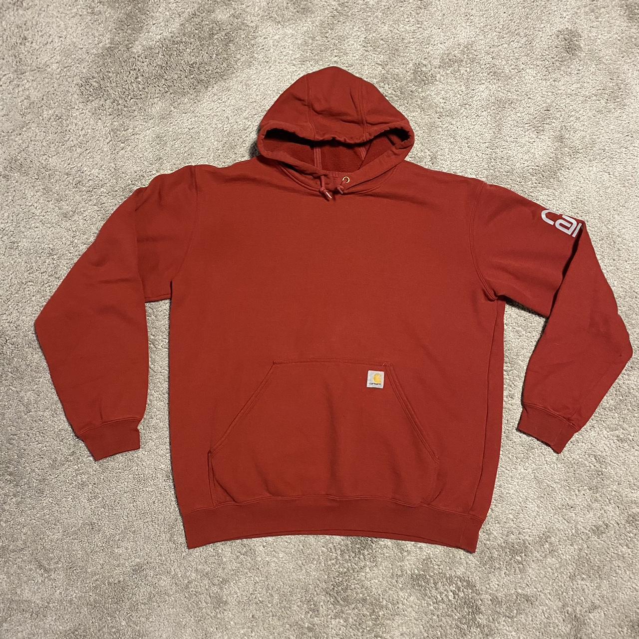 Carhartt hoodie clearance red