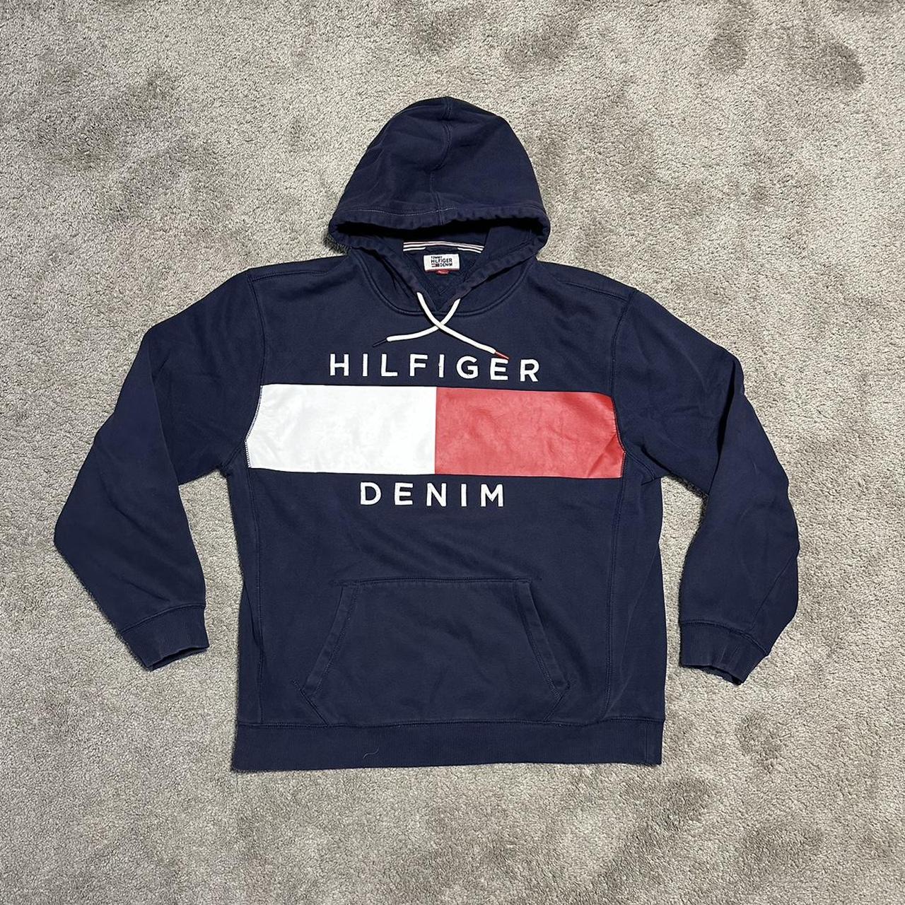 HOT Tommy Hilfiger Denim Hoodie Retro Tommy Hilfiger Denim