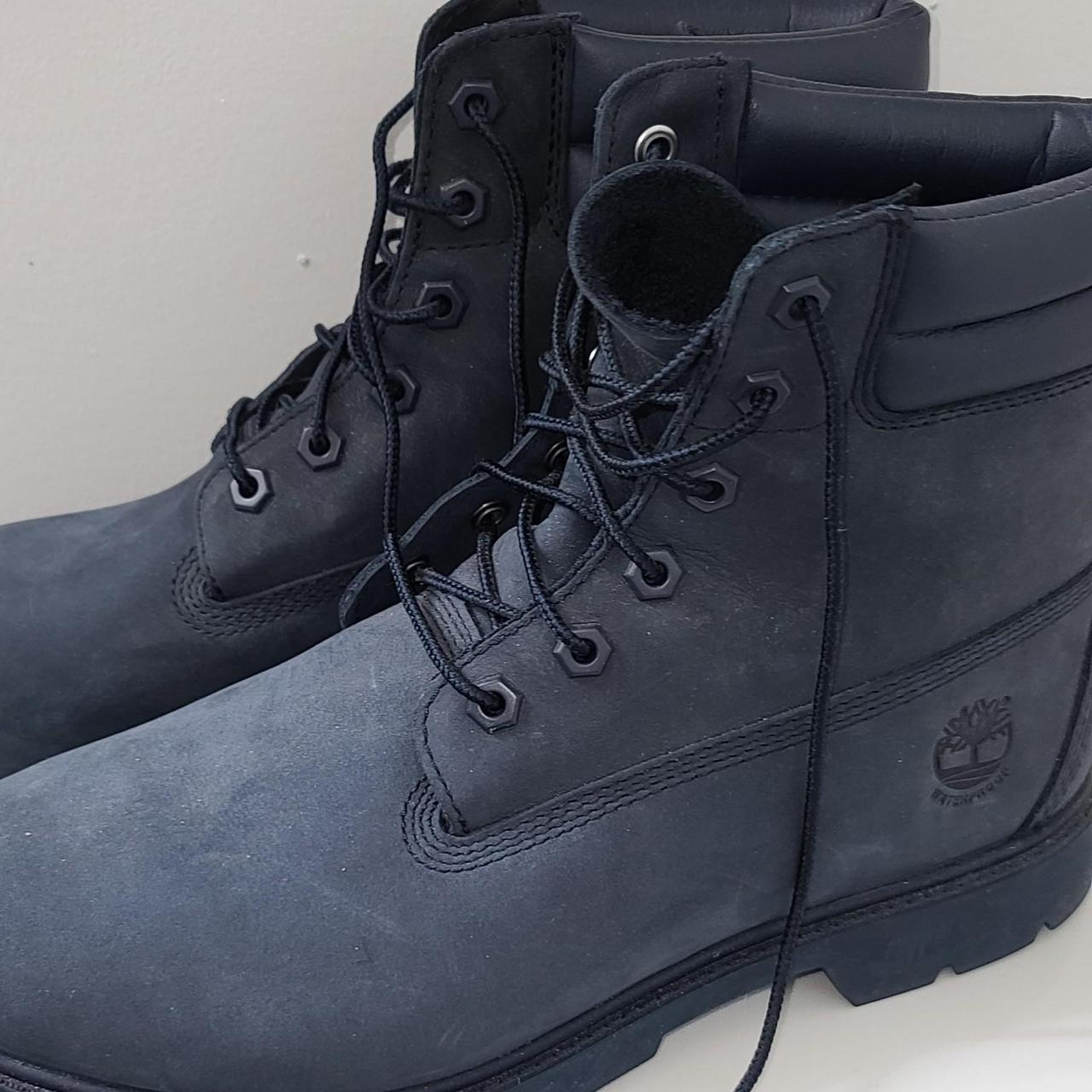 🖤 navy blue timberlands 🖤 US 11 🖤 only worn twice - Depop